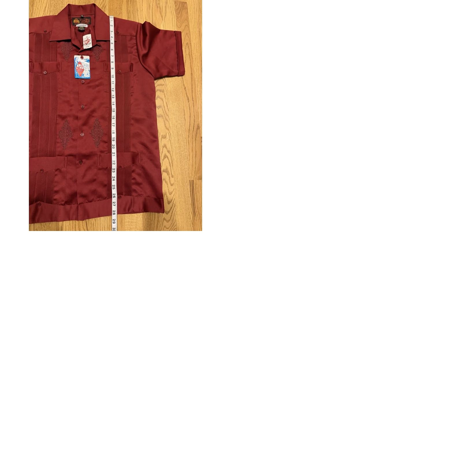 Vintage VINTAGE Guayabera Yucateca Shirt Medium Men’s Satin Mexican Copacabana NOS NWT Size US M / EU 48-50 / 2 - 9 Thumbnail