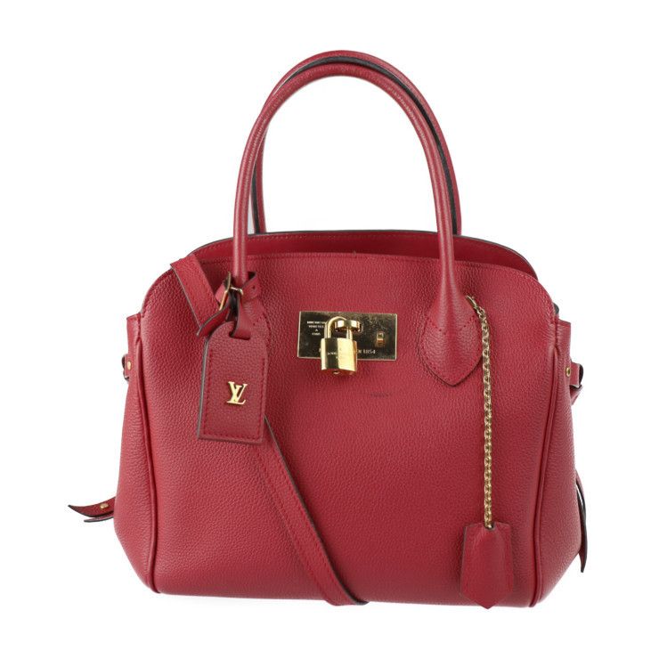 Louis Vuitton Mira PM Handbag Calf Leather Rouge Carmine