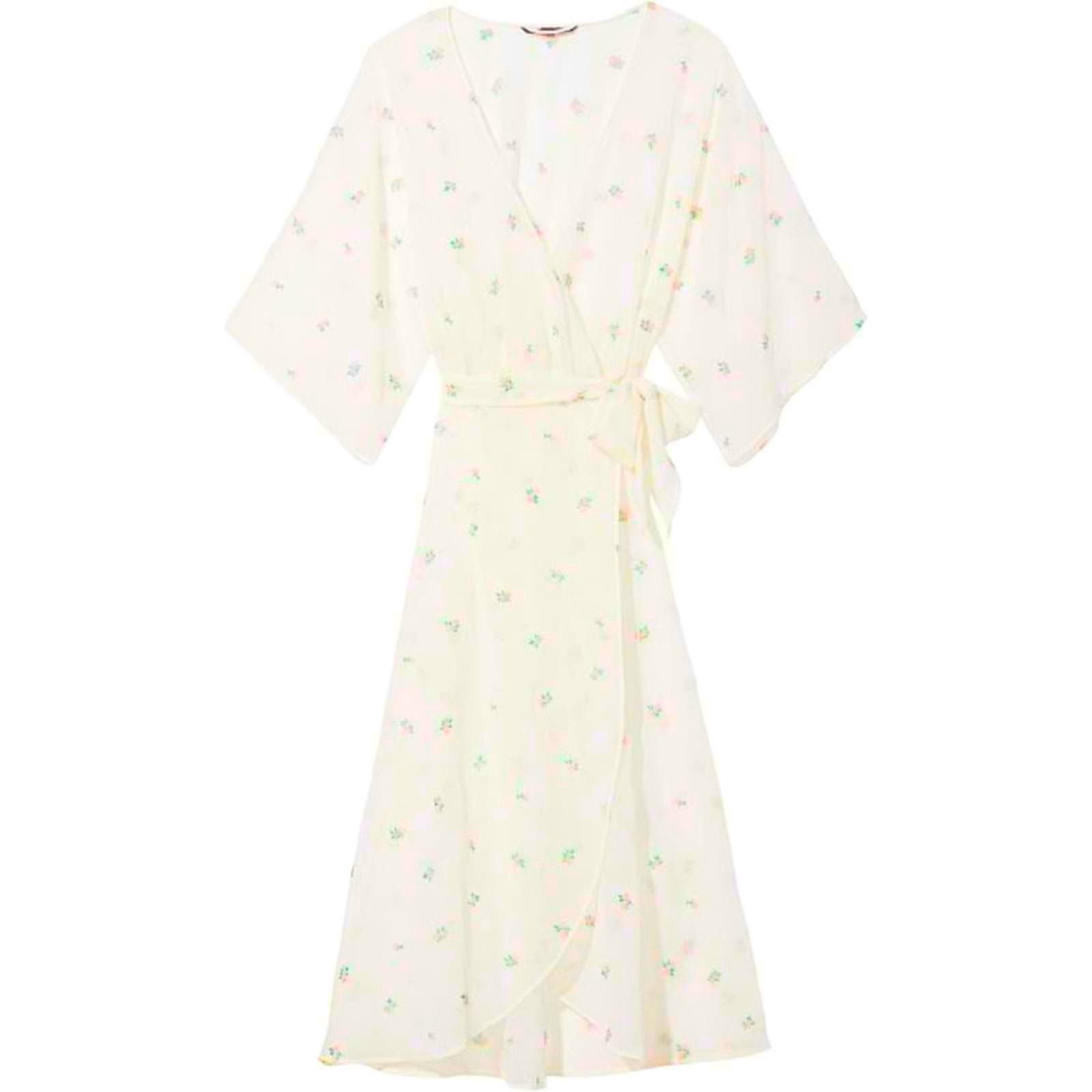Victoria's Secret Victoria's Secret White Sheer Long Embroidered Robe, M/L Size ONE SIZE - 1 Thumbnail
