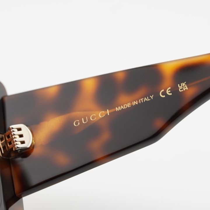 Gucci Gucci GG2039S 002 Sunglasses Havana Butterfly Frame, Brown Size ONE SIZE - 8 Thumbnail