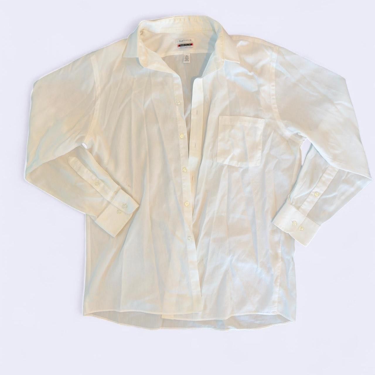 Van Heusen Van Heusen Men's white Shirts Size US 27 - 1 Preview