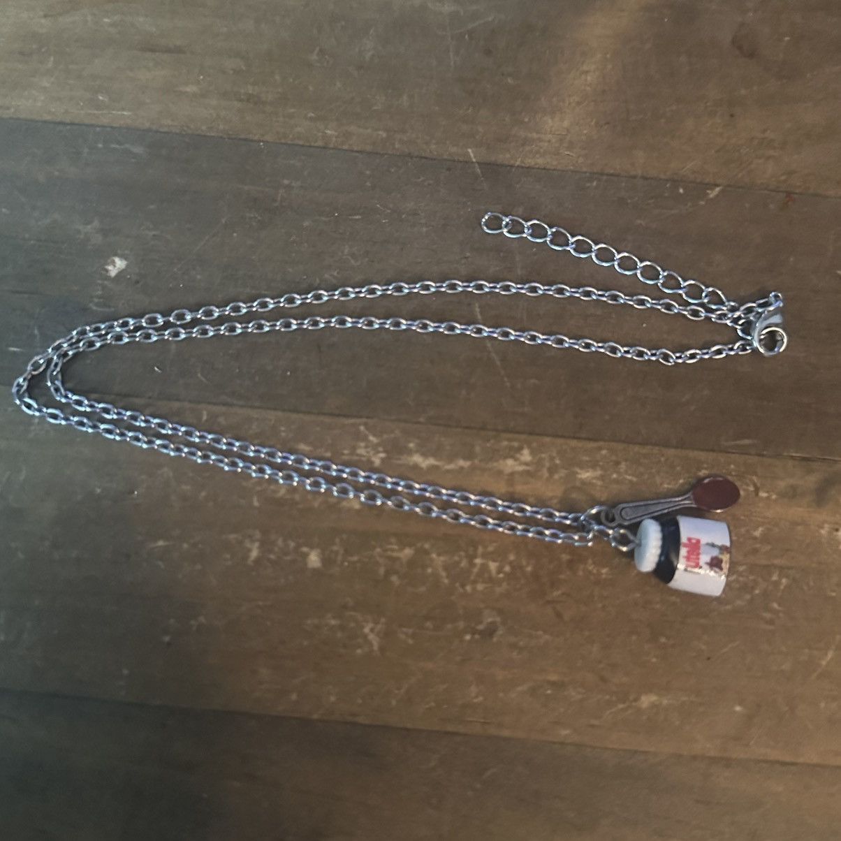 Other Silver tone Nutella charm necklace Size ONE SIZE - 2 Thumbnail
