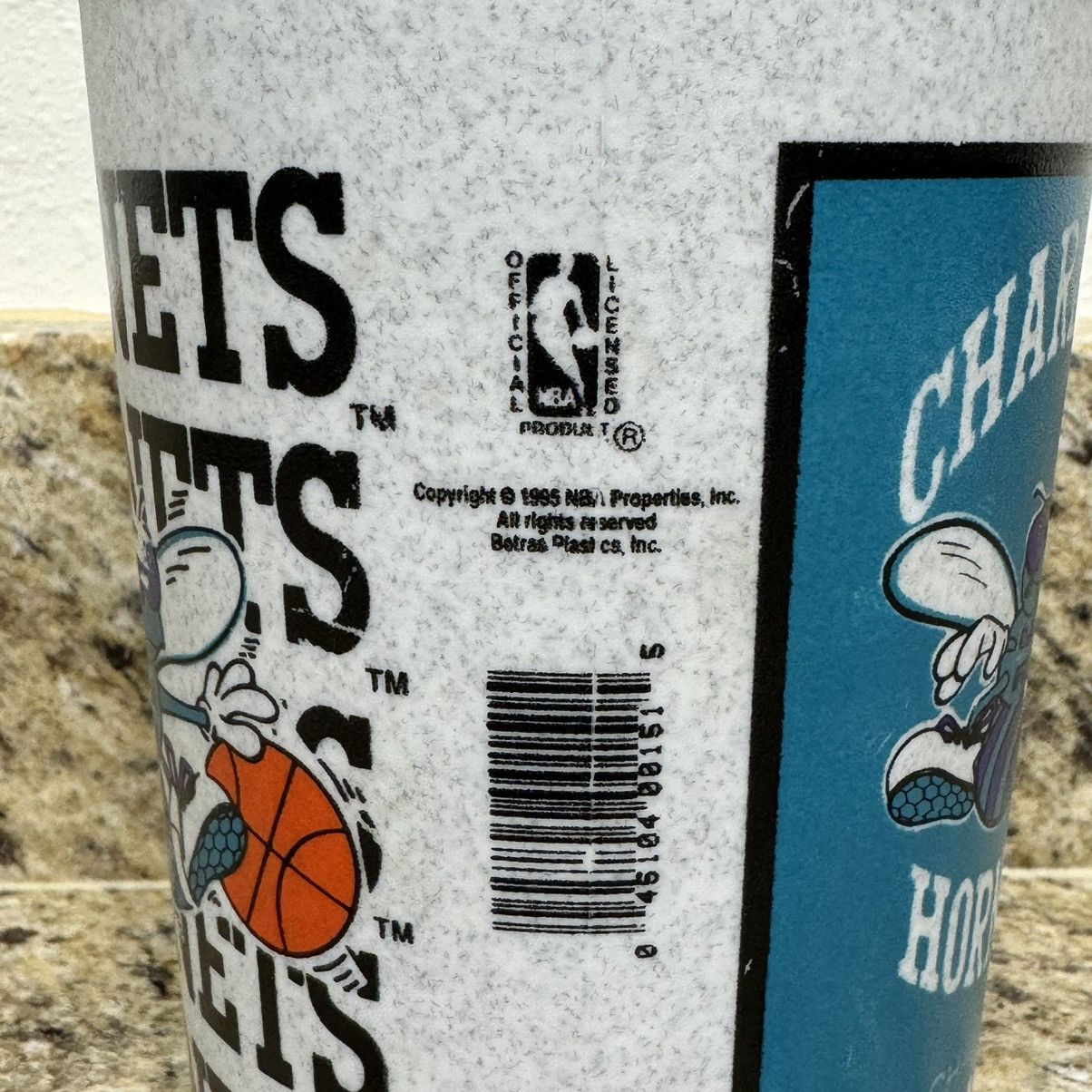 NBA × Vintage 1995 Charlotte Hornets NBA Vintage 22oz Super Thermo Thermos Size ONE SIZE - 5 Thumbnail