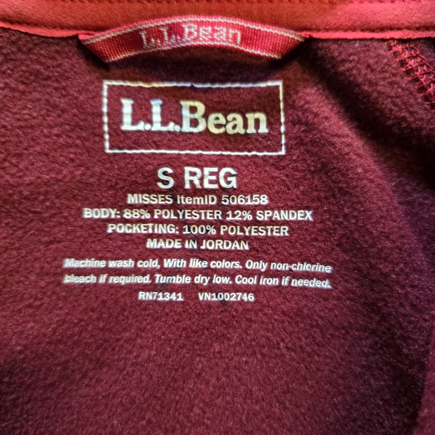 Vintage LL Bean Jacket Womens Size Small Red Hoodie Full Zip Sweatshirt Pockets Casual Size S / US 4 / IT 40 - 5 Thumbnail