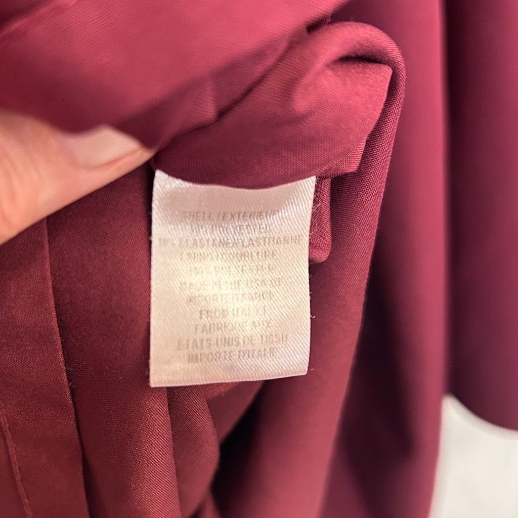 MILLY Women's Milly Dress Burgundy Size 8 Size M / US 6-8 / IT 42-44 - 11 Thumbnail