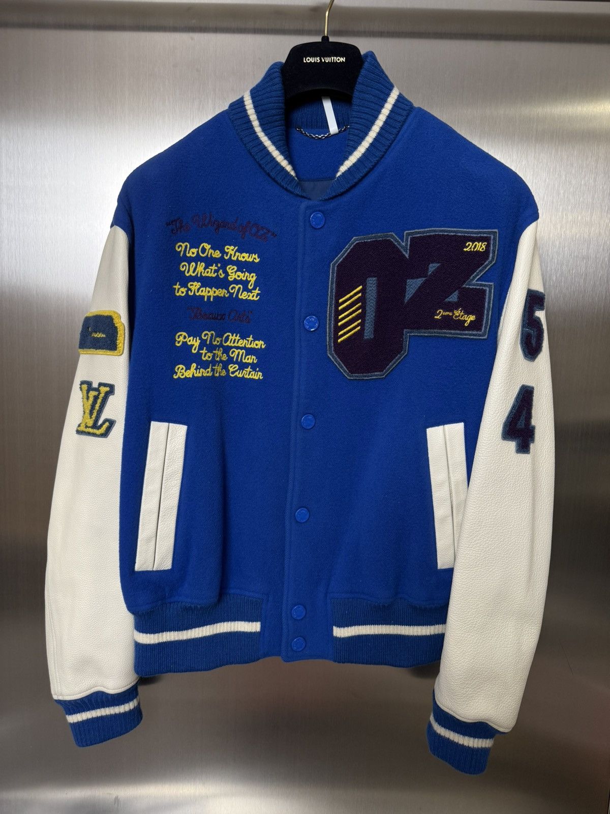 Louis Vuitton SS19 Virgil Abloh Wizard of OZ varsity Jacket Size US M / EU 48-50 / 2 - 1 Thumbnail
