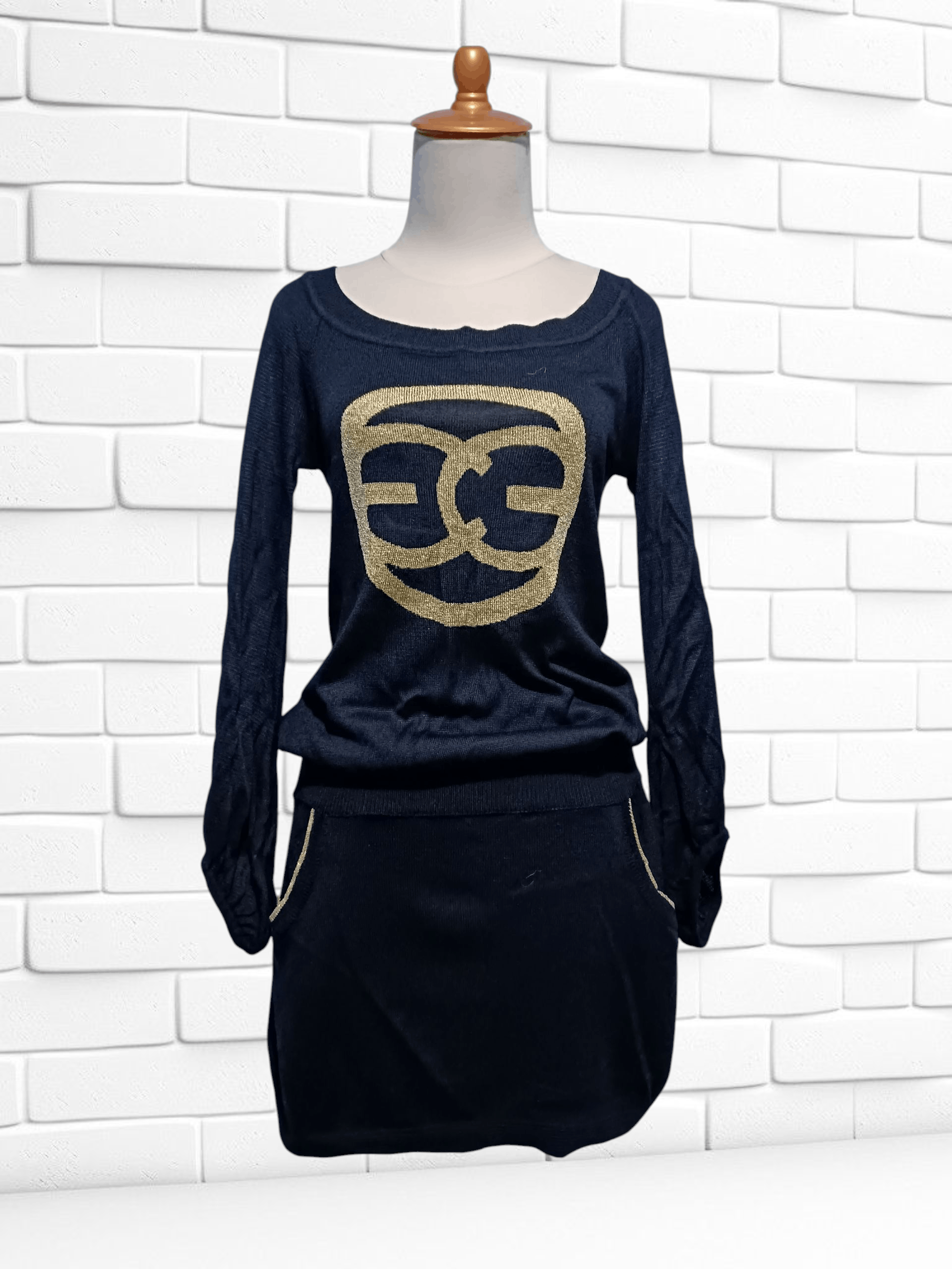 Japanese Brand Egoist Mini Dress Logo "EGO" Size M / US 6-8 / IT 42-44 - 1 Thumbnail