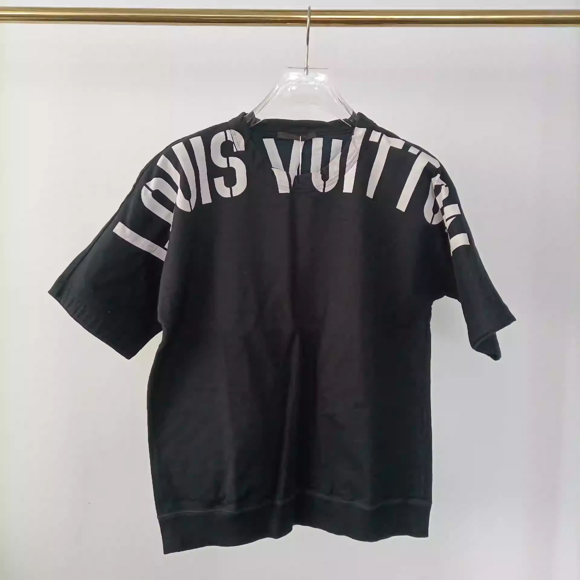 Louis Vuitton LV Pure Cotton Thin Plus Fleece Logo Sleeve Hoodie-2506 Size US L / EU 52-54 / 3 - 1 Thumbnail