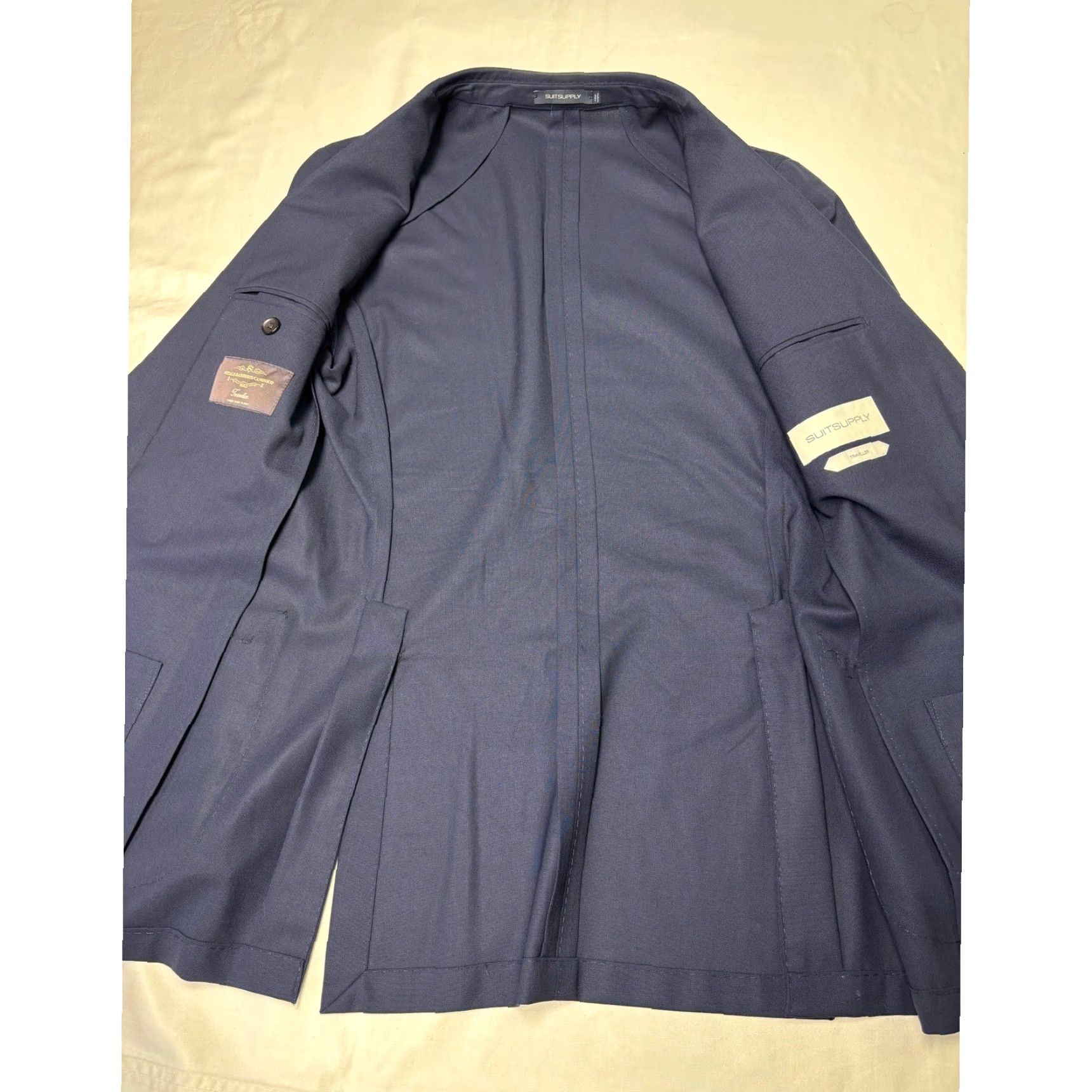 Suitsupply Suitsupply Blazer Navy Wool 34R Slim Jacket Men Size 34R - 5 Thumbnail