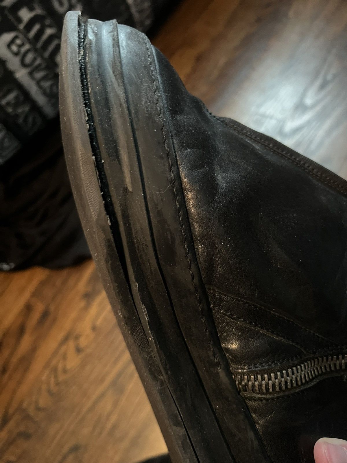 Rick Owens Rick owens ss10 leather hoof dunk Size US 9 / EU 42 - 9 Thumbnail