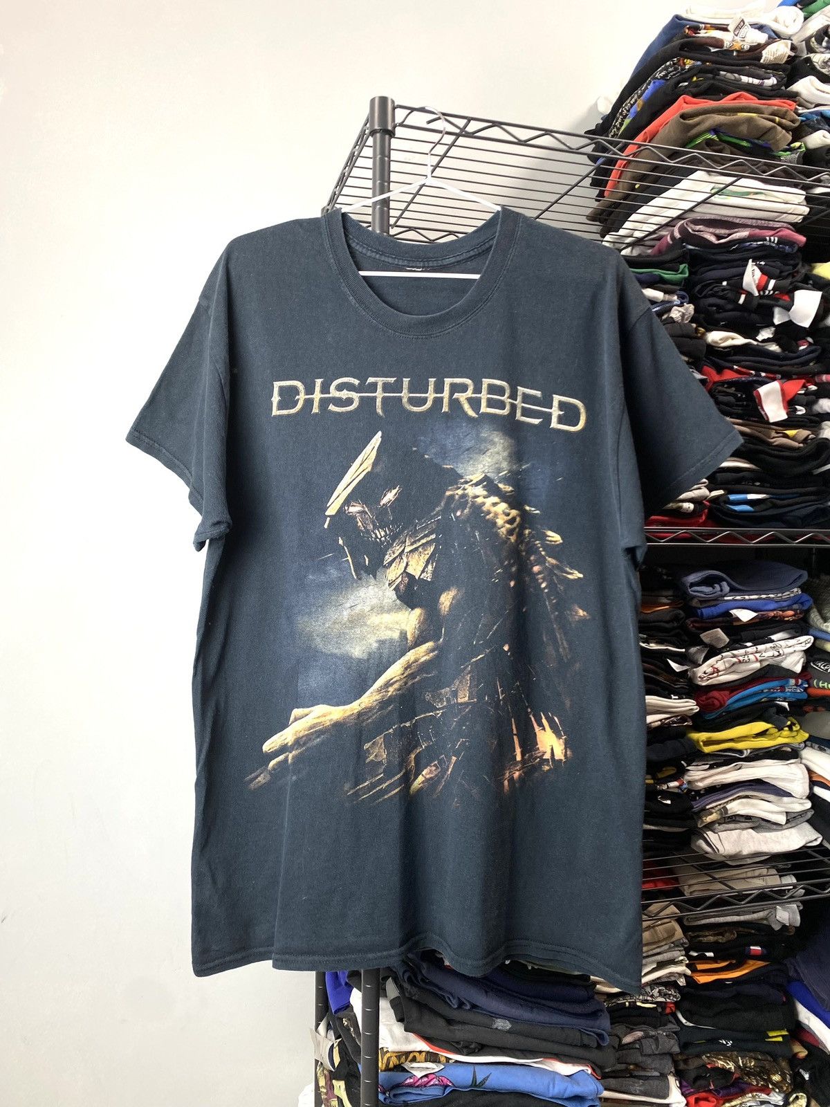 Band Tees Vintage Disturbed Band T Shirt Punk Rock Size US L / EU 52-54 / 3 - 1 Thumbnail