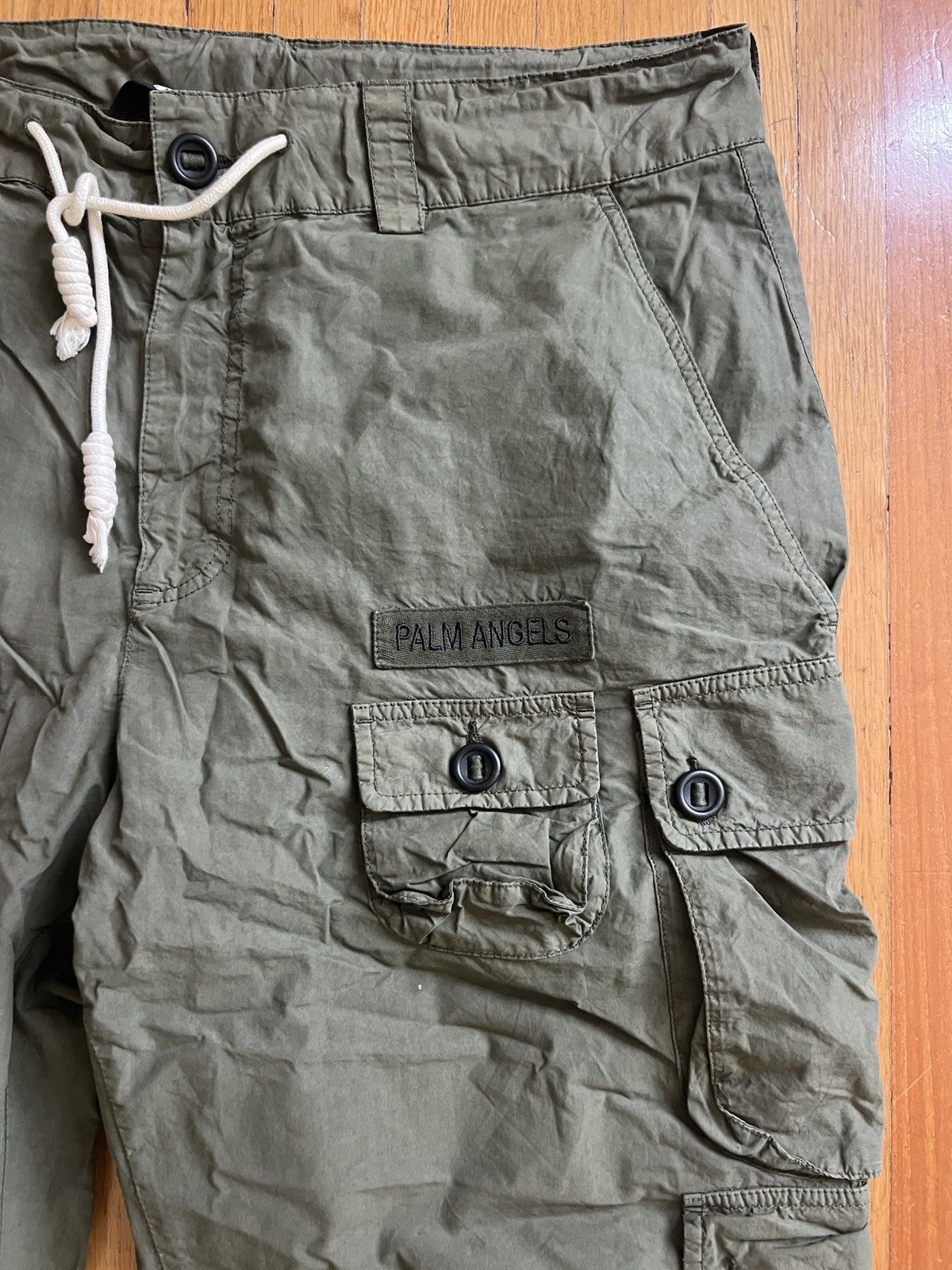 Palm Angels Palm Angels SS21 Paneled Cargo Pant Military Size US 34 / EU 50 - 3 Thumbnail