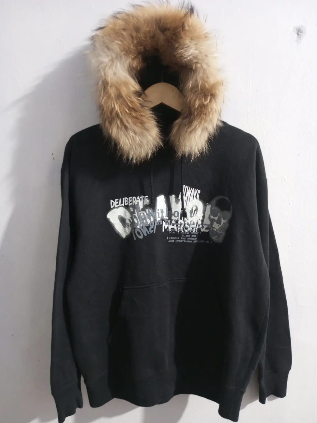 Japanese Brand Beaumere pullover poem fur hoodie Size US L / EU 52-54 / 3 - 1 Thumbnail