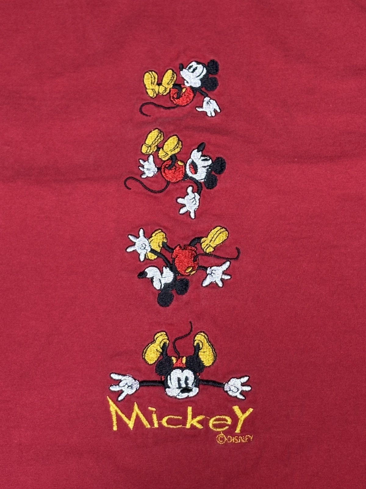 Disney Vintage 1990s Disney “Mickey Falling” T-Shirt Size L 0976 Size US XL / EU 56 / 4 - 5 Thumbnail
