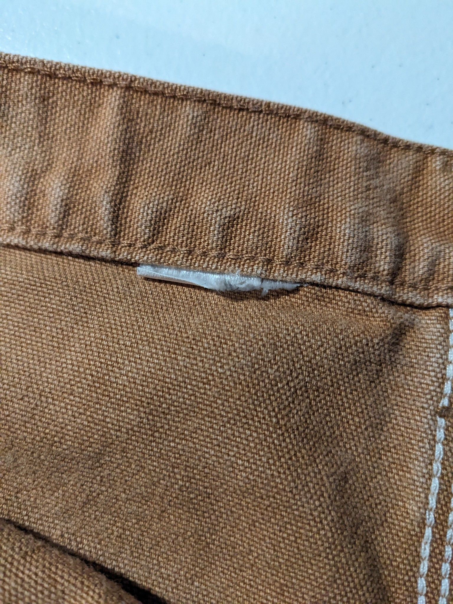 Carhartt × Vintage Vintage Carhartt 38 x 32 Cargo Brown Canvas Pants Size US 38 / EU 54 - 4 Thumbnail