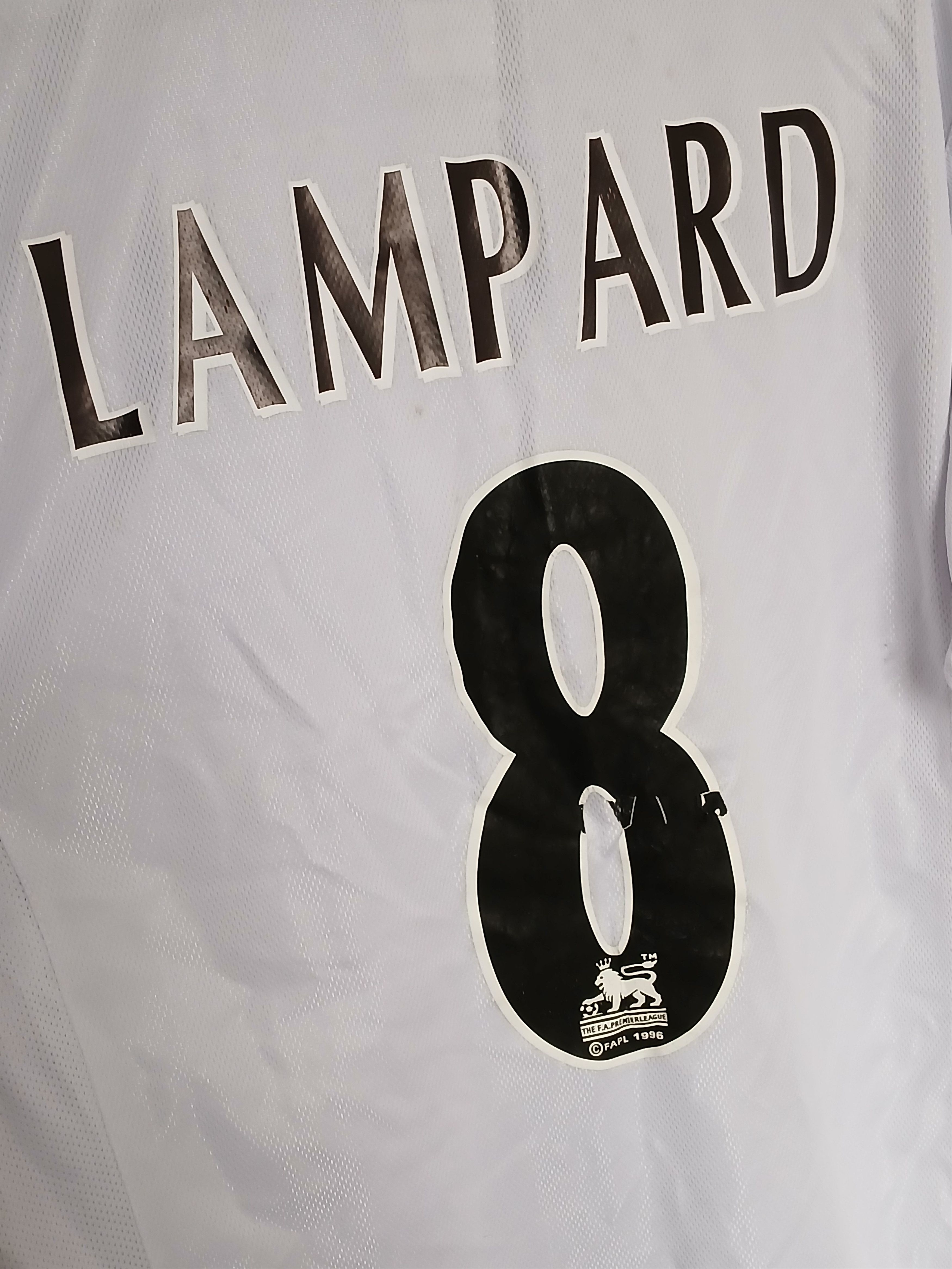 Chelsea Soccer Chelsea 2003/2004 Away Lampard Football Jersey T-Shirt Size US XL / EU 56 / 4 - 3 Thumbnail