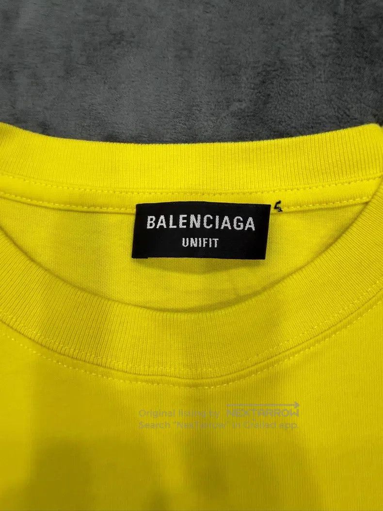 Balenciaga Balenciaga Logo Printed Loose Fit Round Neck Straight T-Sh Size US S / EU 44-46 / 1 - 3 Thumbnail