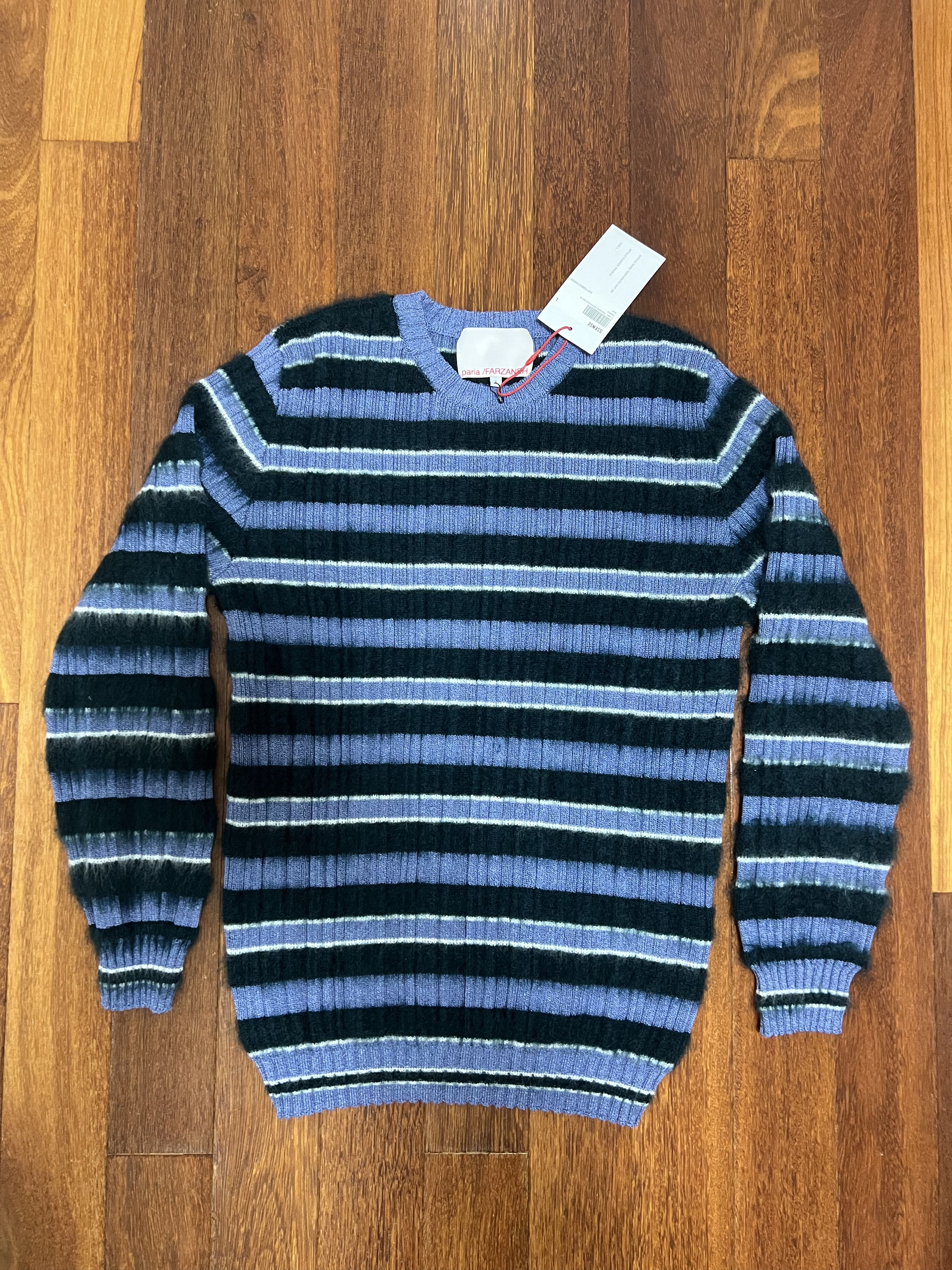 Paria Farzaneh 💚 Paria Farzaneh Toothpaste Knit Sweater Large NEW Size US L / EU 52-54 / 3 - 2 Thumbnail