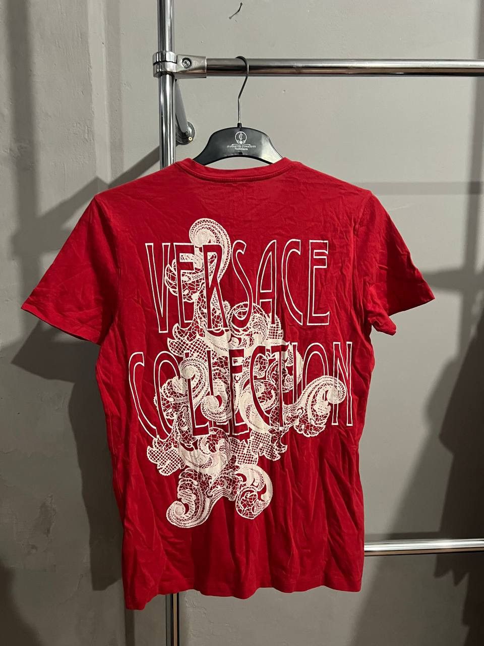 Versace VERSACE COLLECTION BY GIANNI VERSACE RED COTTON T SHIRT SZ S Size US S / EU 44-46 / 1 - 3 Thumbnail