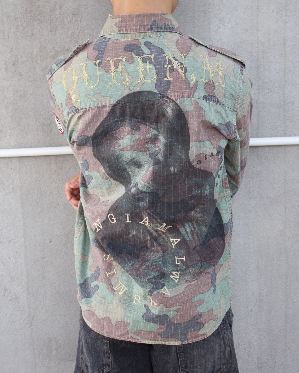 14th Addiction × If Six Was Nine × KMRii 2000S WHEREABOUTS CAMO I AM ALWAYS MISSING QUEEN JACKET Size US L / EU 52-54 / 3 - 1 Thumbnail
