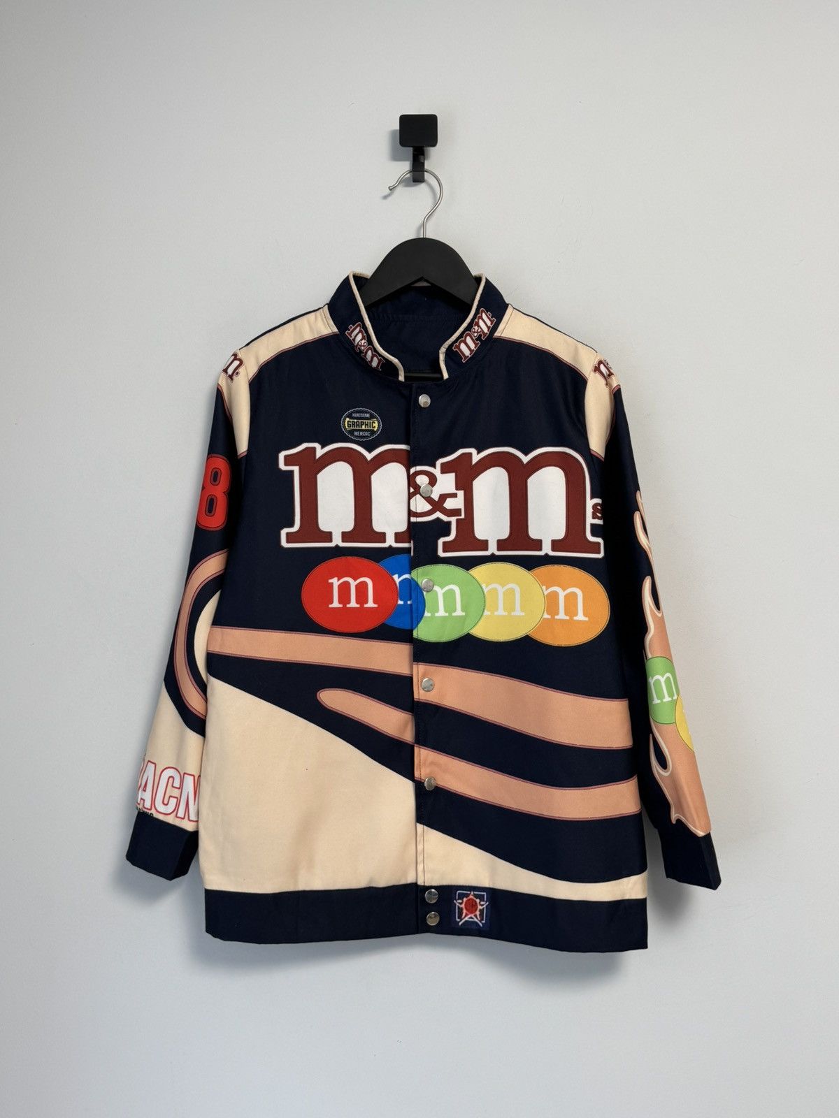 NASCAR Vintage M&M’s Racing Jacket Nascar Style Graphic Button Size US M / EU 48-50 / 2 - 1 Thumbnail