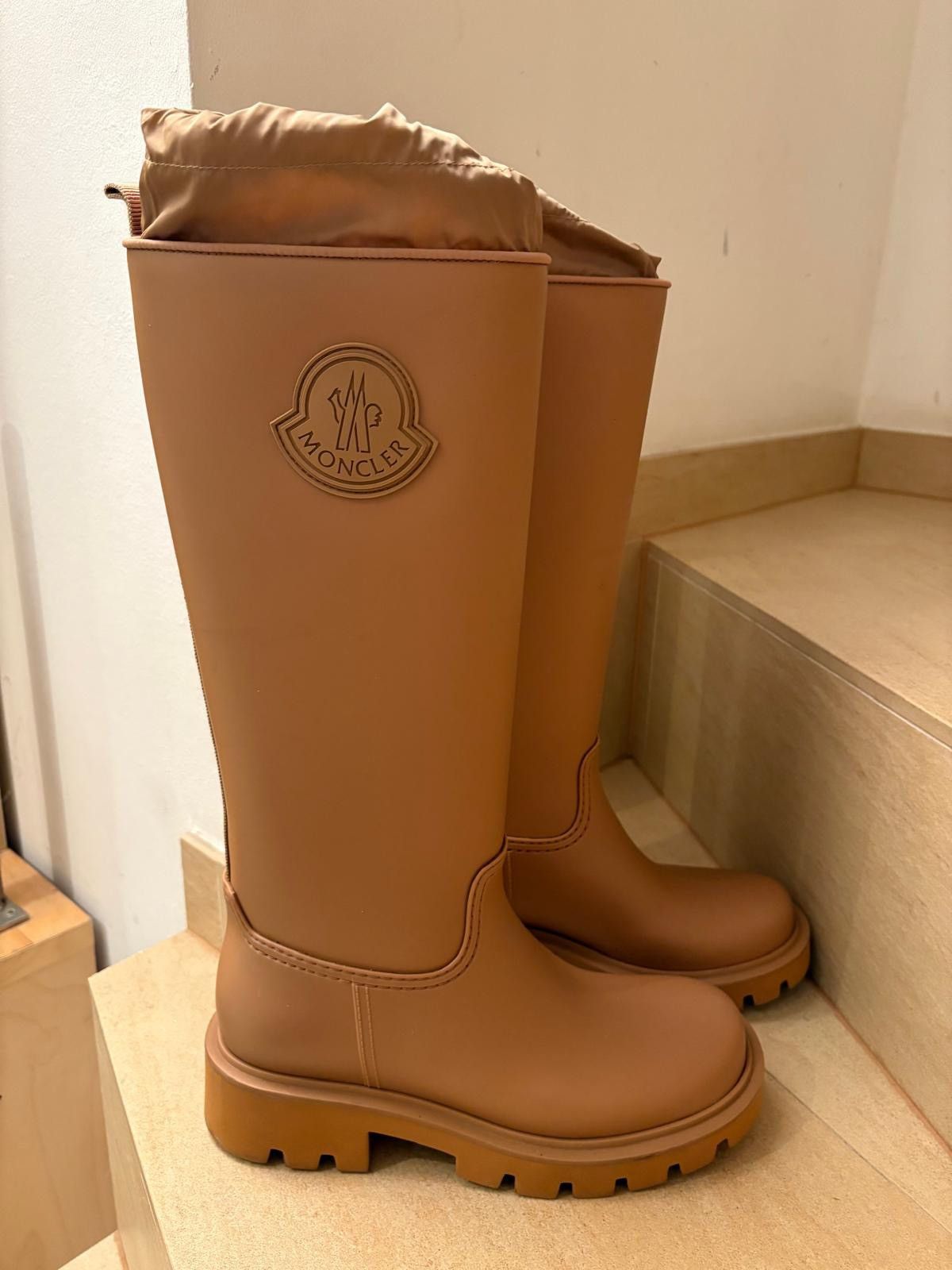Moncler Moncler - Kickstream High Rainboots - brown Size US 8 / IT 38 - 2 Thumbnail