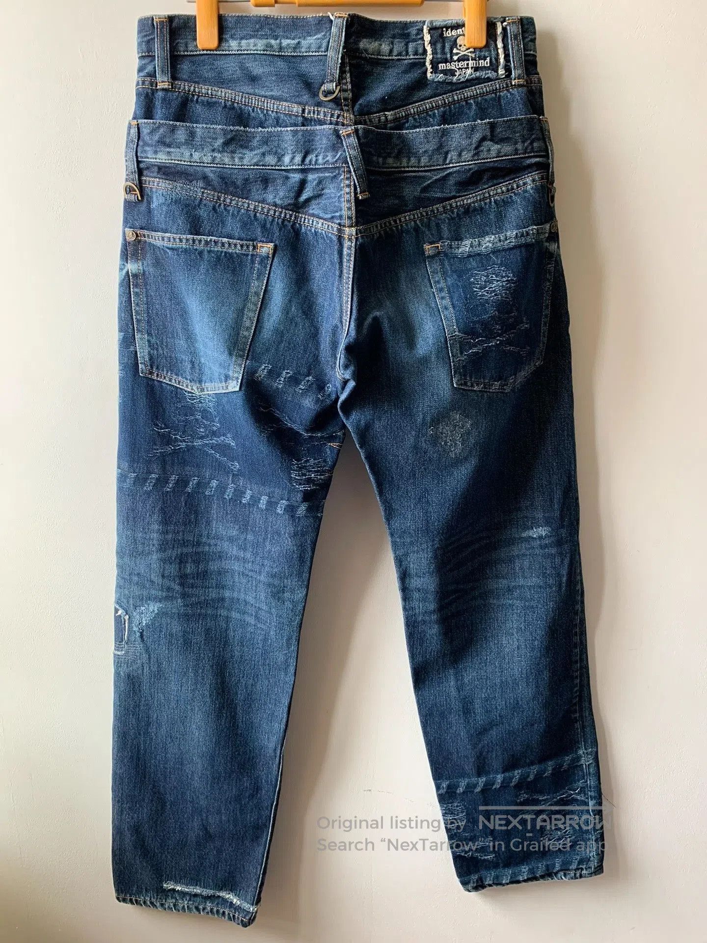 Mastermind Japan mastermind Japan distressed denim pants with skulls. Size US 34 / EU 50 - 2 Thumbnail
