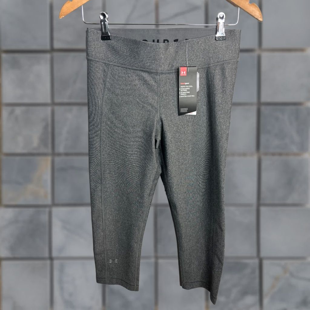 Under Armour Under Armour Leggings Cropped Gray M Womens Regular XS Size 32" / US 10 / IT 46 - 1 Thumbnail