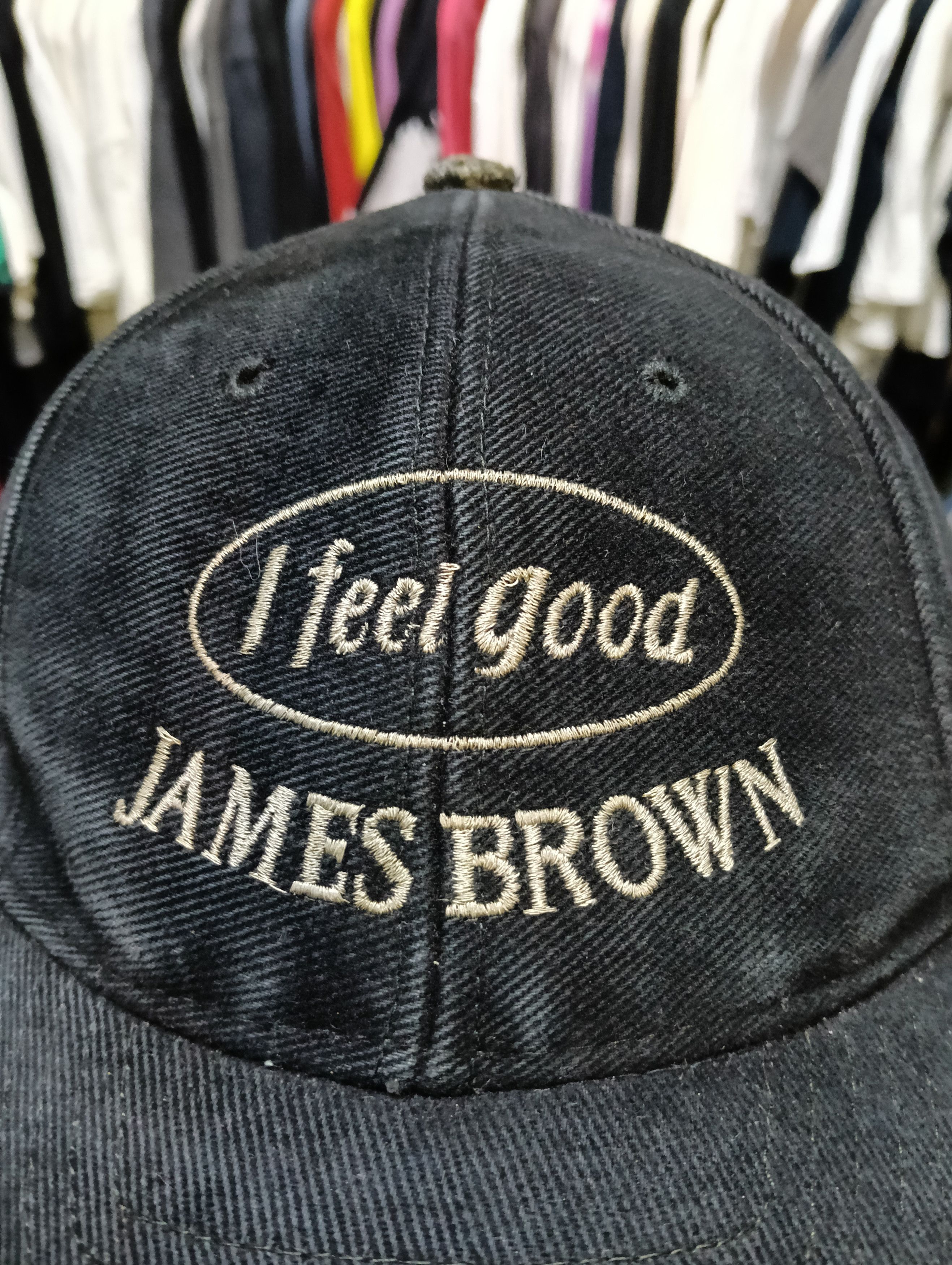 Vintage James Brown I FEEL GOOD hat Size ONE SIZE - 4 Thumbnail