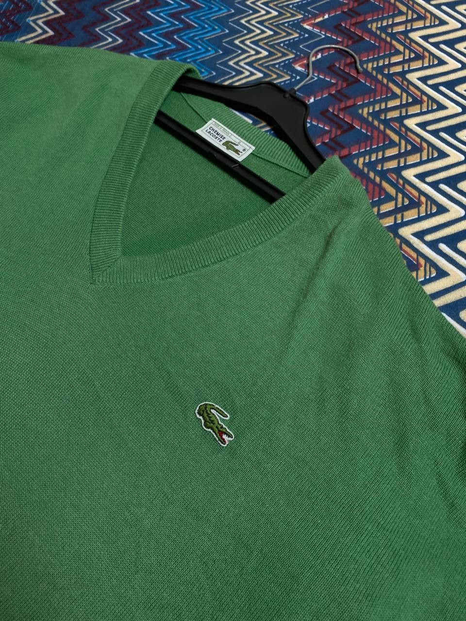 Lacoste Y2K Vintage Streetwear Long Sleeve green Lacoste logo Size US XXL / EU 58 / 5 - 8 Thumbnail
