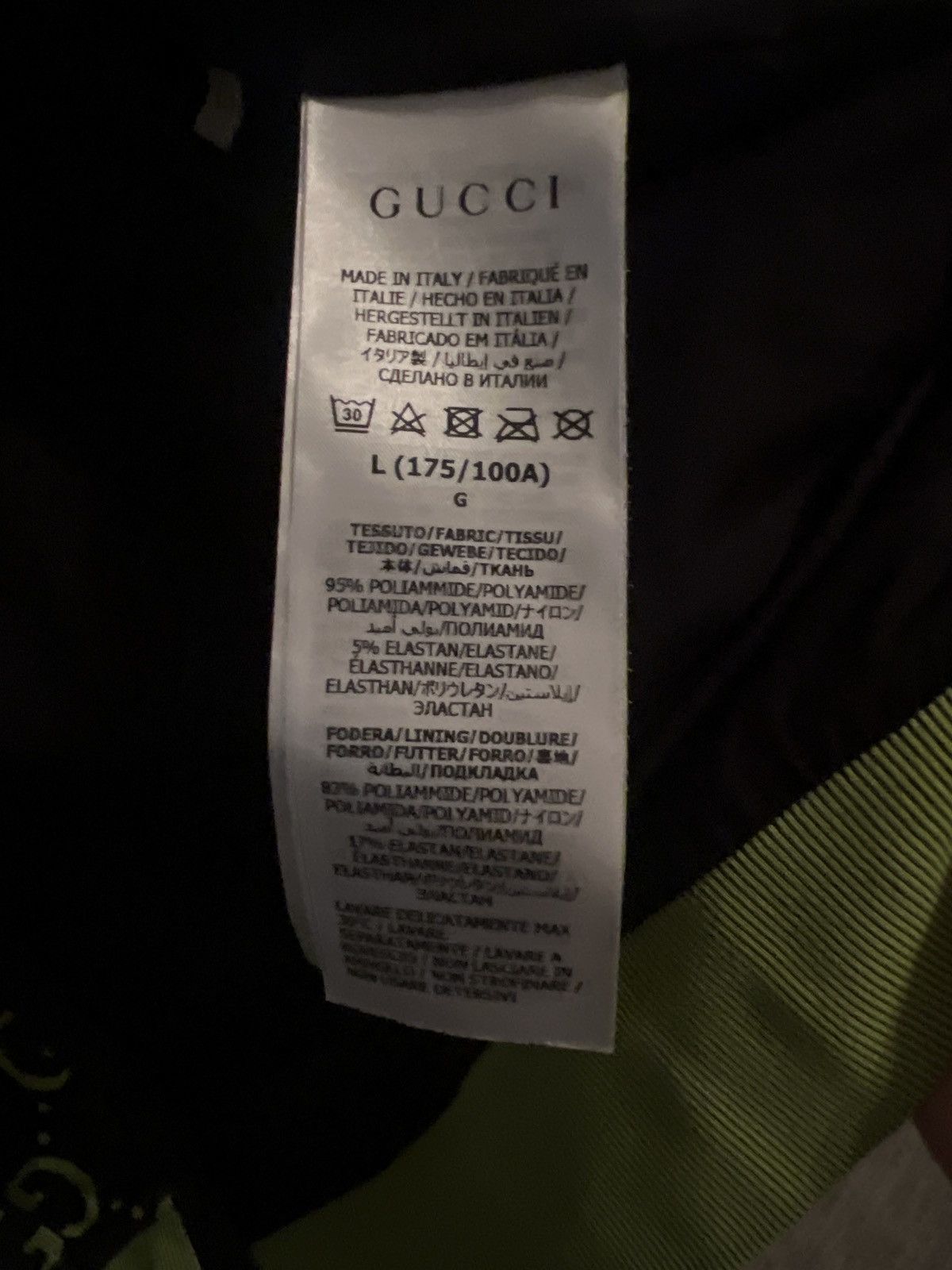 Gucci Gucci Tubular jersey jacket Size US L / EU 52-54 / 3 - 9 Thumbnail