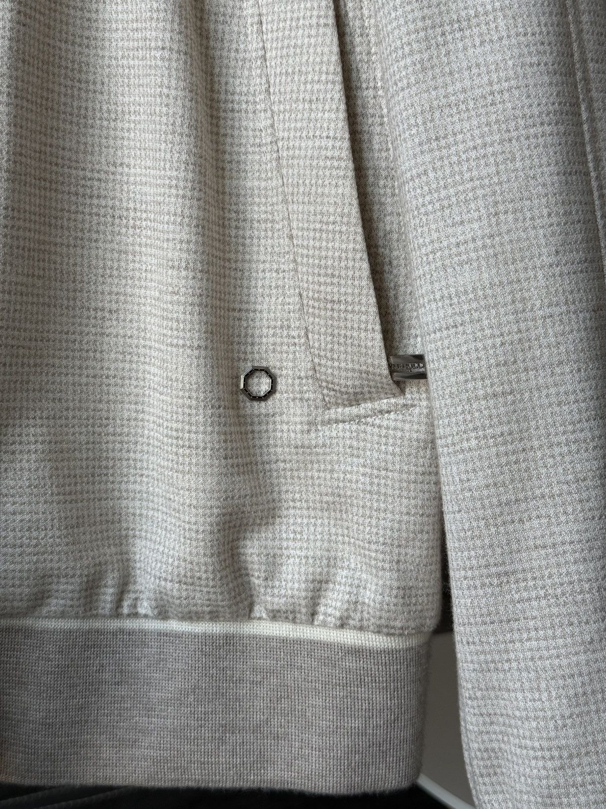 Stefano Ricci RRP~$5990 Stefano Ricci Cashmere Silk Linen Bomber Jacket Size US M / EU 48-50 / 2 - 16 Thumbnail