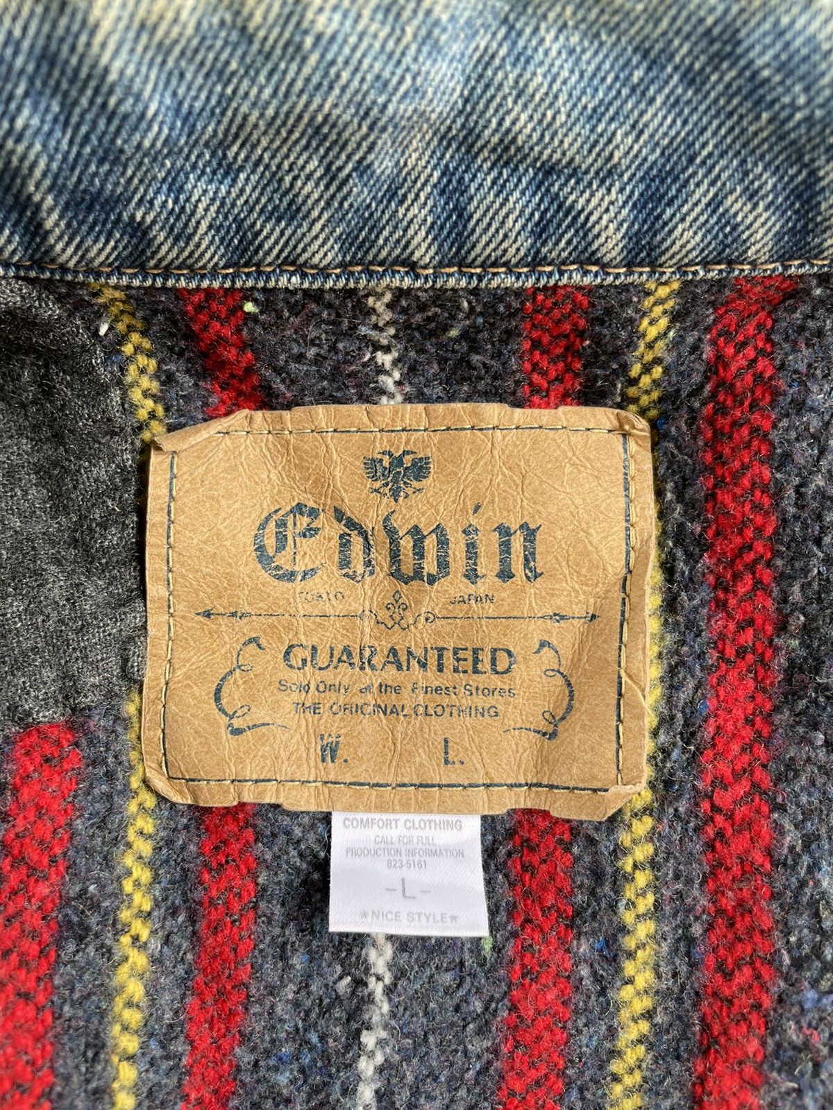 Japanese Brand Vintage Edwin Denim Jacket Size US L / EU 52-54 / 3 - 6 Thumbnail