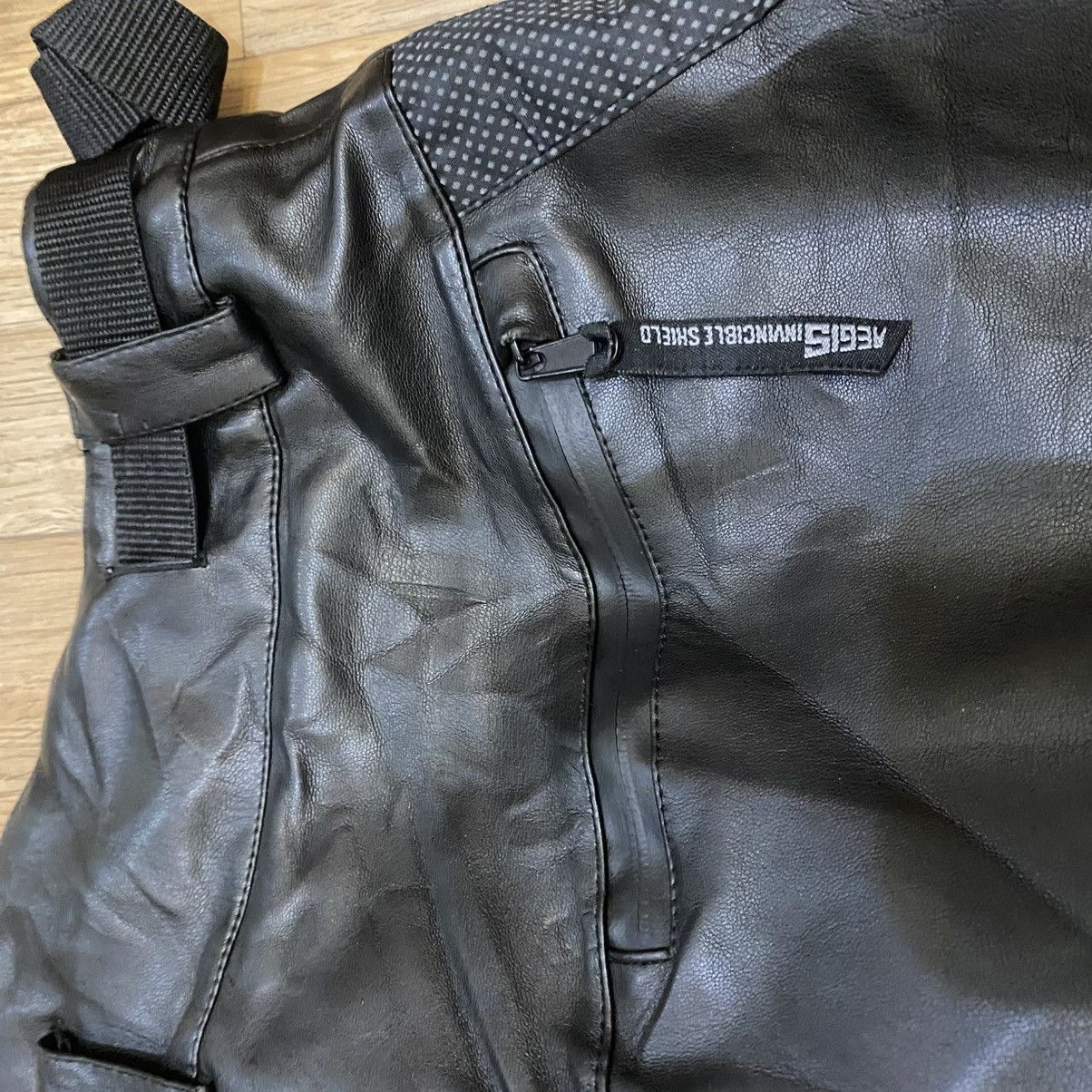 Tornado Mart Aegis Invincible Shield Rick Owen Style Leather Pants Size US 30 / EU 46 - 9 Thumbnail