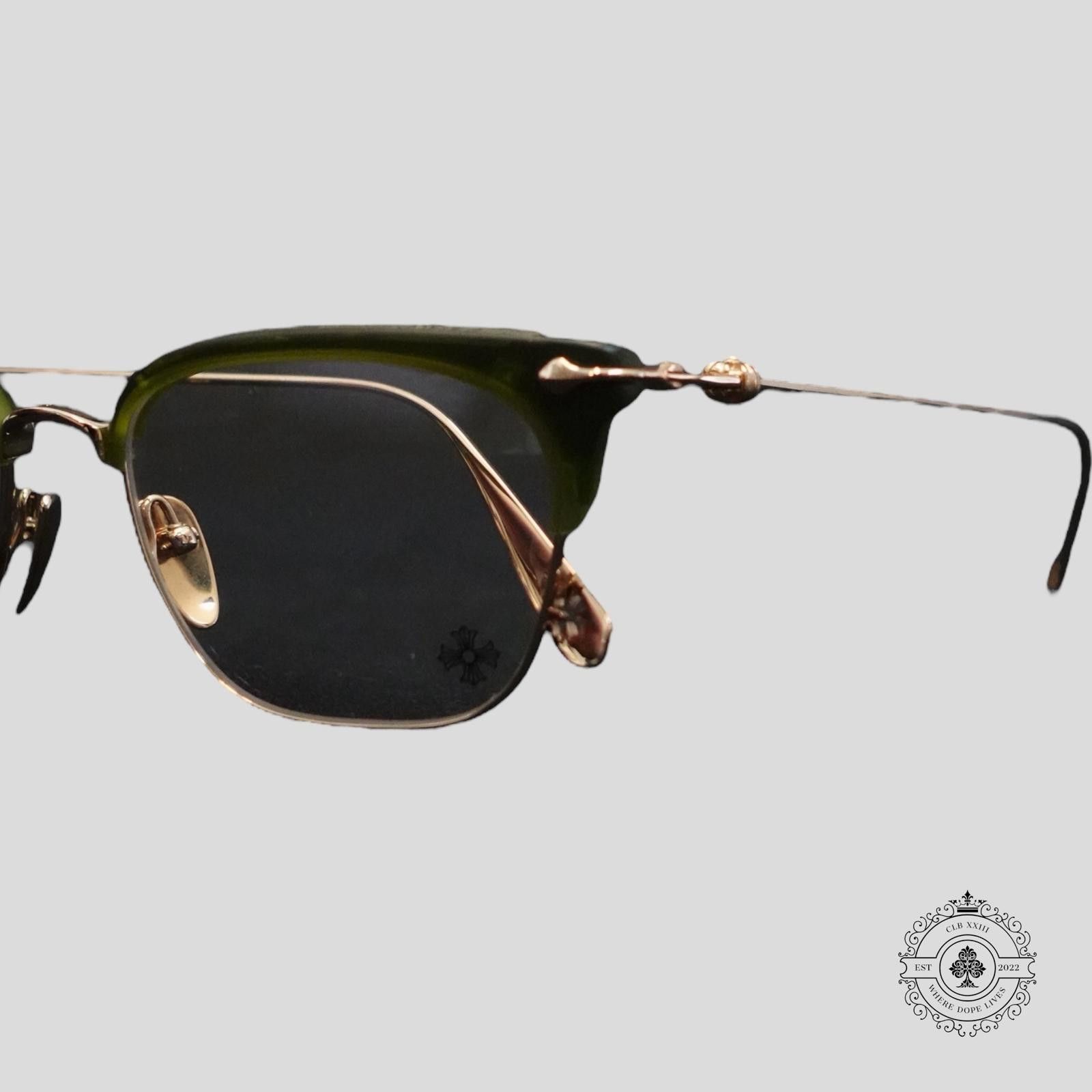 Chrome Hearts Chrome Hearts Sluntradiction Sunglasses in Matte Black/Gold Size ONE SIZE - 3 Thumbnail