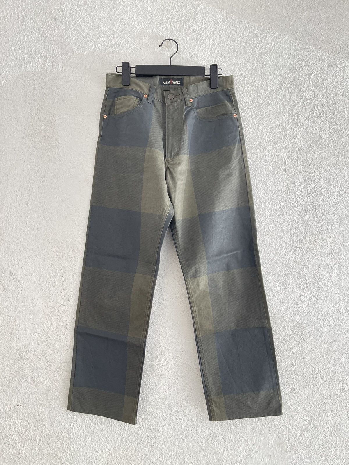 Japanese Brand Maniac Works Plaid Pants Size US 28 / EU 44 - 1 Thumbnail