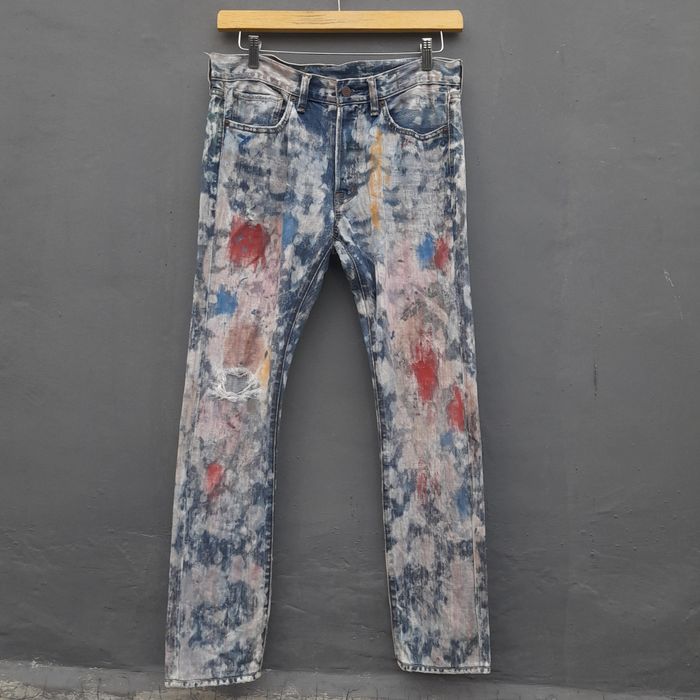 Ralph Lauren Denim and supply ralph lauren paint splattered jeans