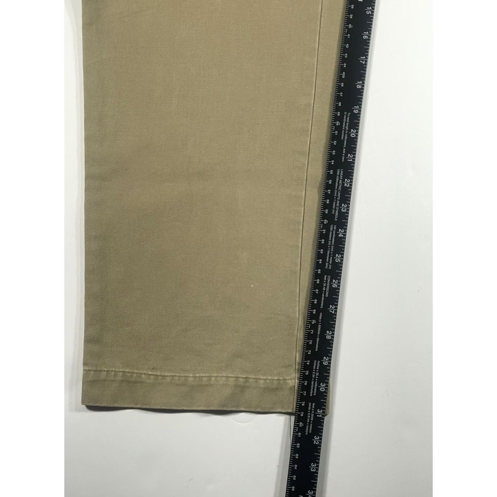 American Eagle Outfitters American Eagle Outfitters Mens Beige Flat Front Khaki Chino Pants Size 34Wx32L - Good Pre-Owned Condition Size US 34 / EU 50 - 6 Thumbnail