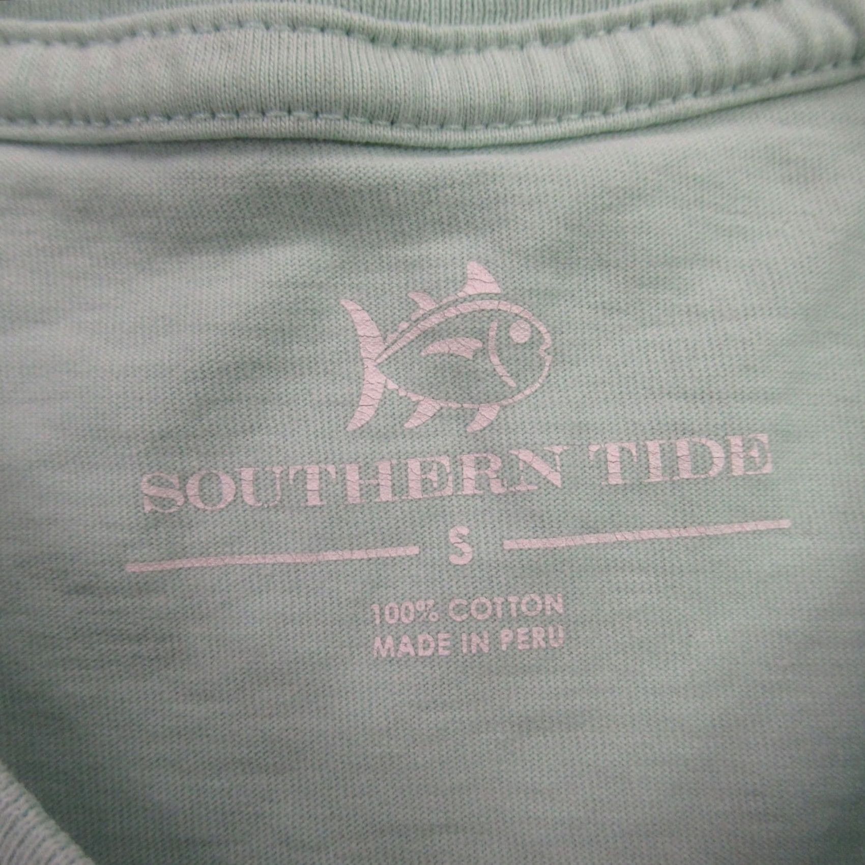 Southern Tide Southern Tide Shirt Mens Small Short Sleeve Lightweight Outdoors Green Crew Neck Shirt Size US S / EU 44-46 / 1 - 4 Thumbnail