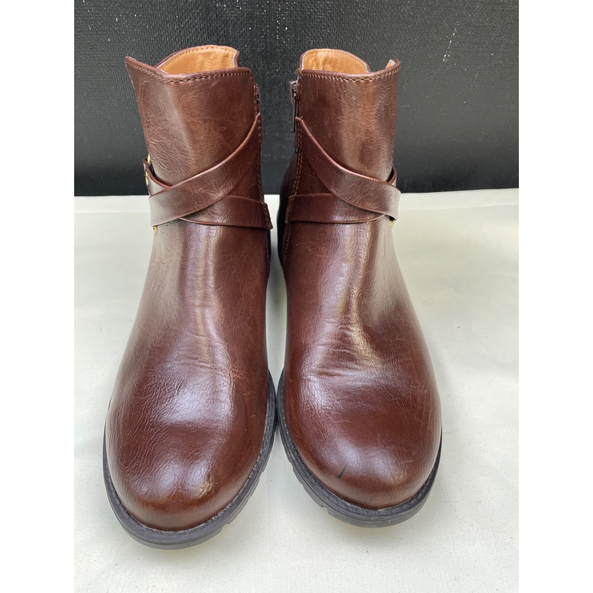 Croft & Barrow Croft & Barrow Otholite Women's Brown Ankle Boots Shoes Size Size US 8.5 / IT 38.5 - 2 Thumbnail