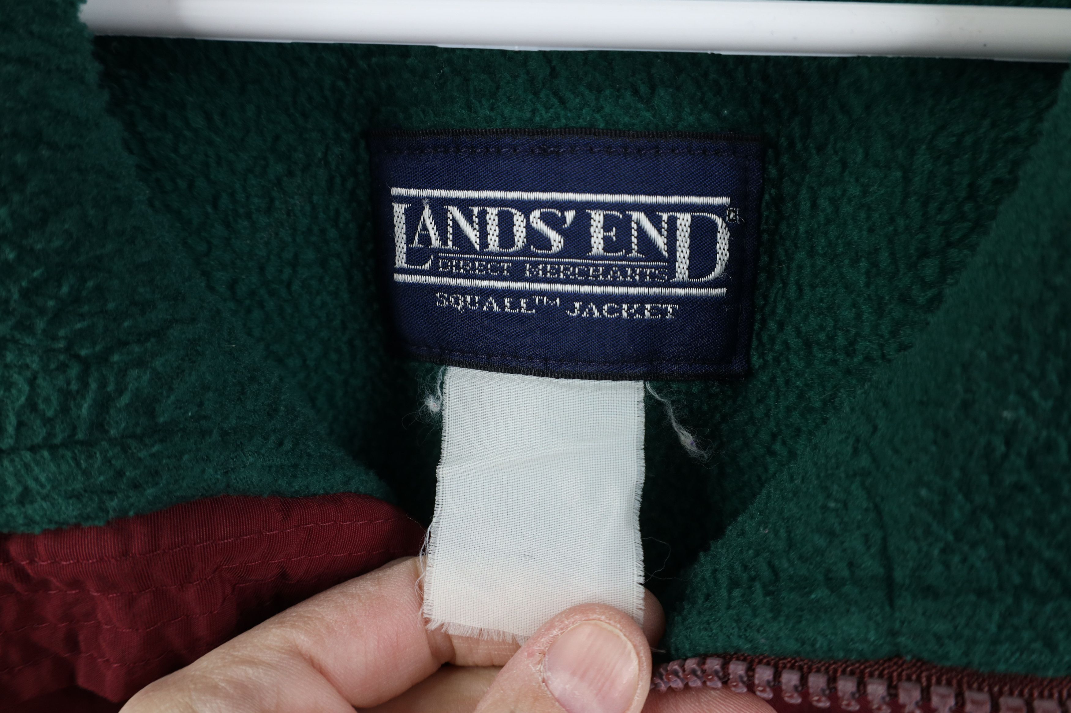 Lands' End Vintage 90s Lands End Fleece Lined Squall Bomber Jacket USA Size US XL / EU 56 / 4 - 9 Thumbnail