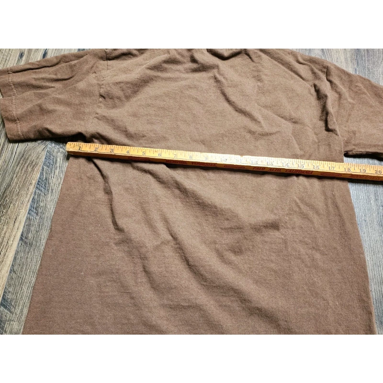 Vintage VINTAGE Alstyle Mens T-Shirt 90s Funny Foreplay Graphic Crew Neck Brown M Adult Medium Size US M / EU 48-50 / 2 - 3 Thumbnail