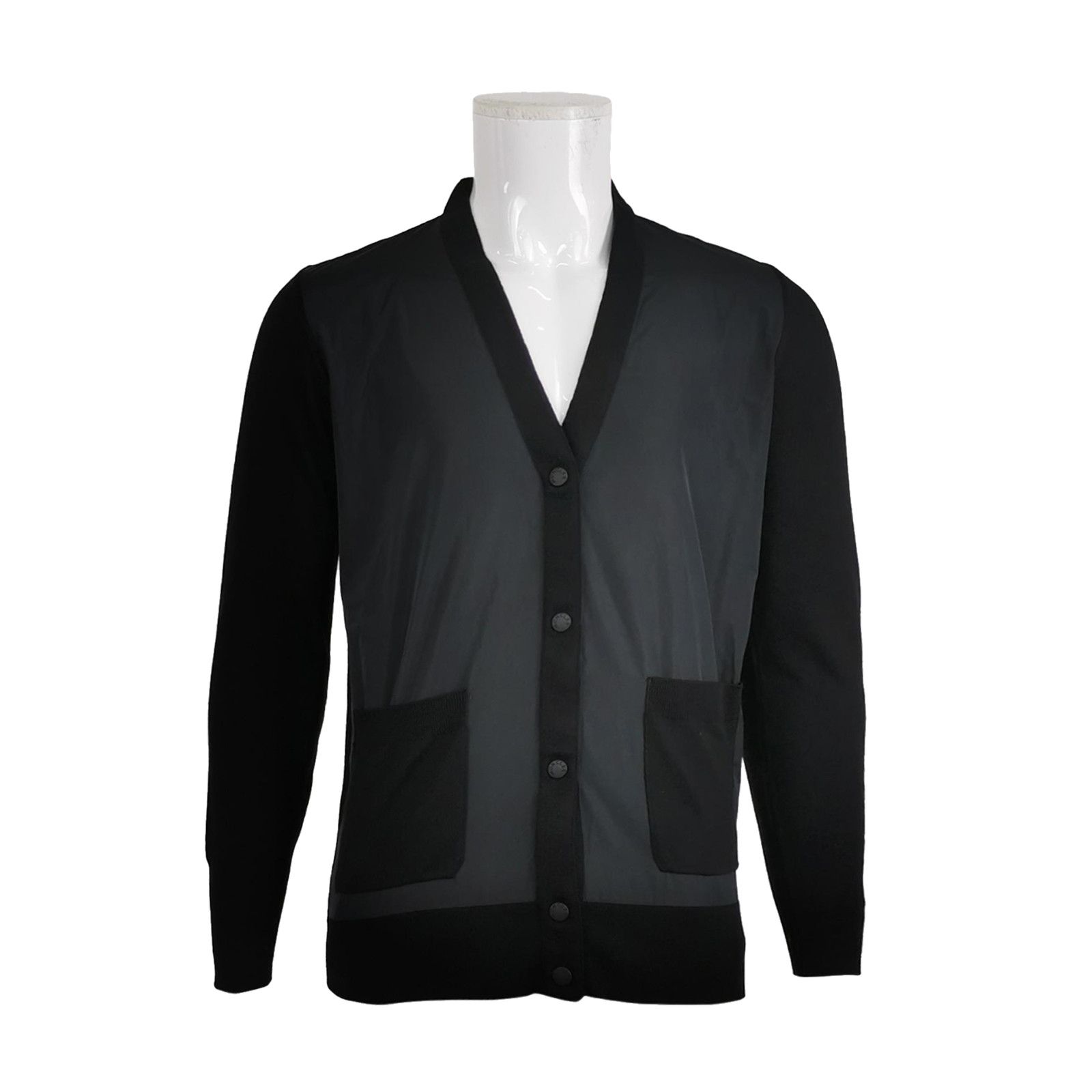 Moncler Moncler V-Neck Wool Cardigan Size M Size US M / EU 48-50 / 2 - 1 Thumbnail