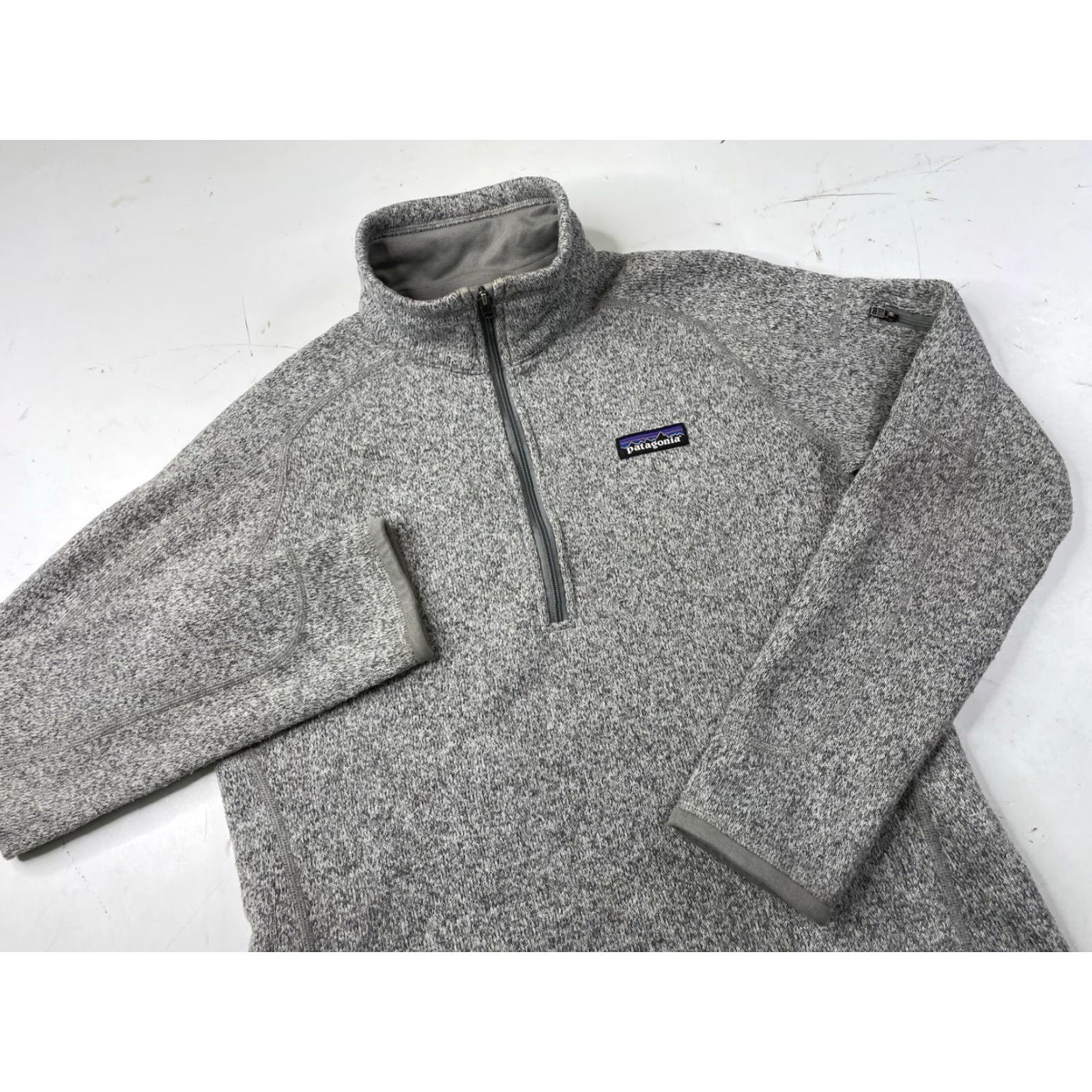 Patagonia Patagonia Sweater Womens Medium Long Sleeve 1/4 Zip Fleece Birch Gray Size M / US 6-8 / IT 42-44 - 2 Thumbnail