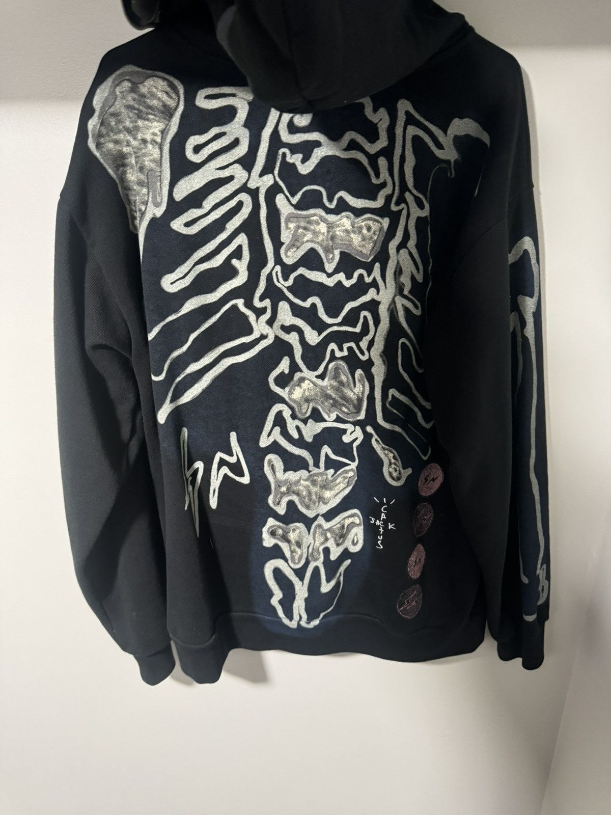 Other Travis Scott Skeleton Zip Up Size US XL / EU 56 / 4 - 3 Thumbnail