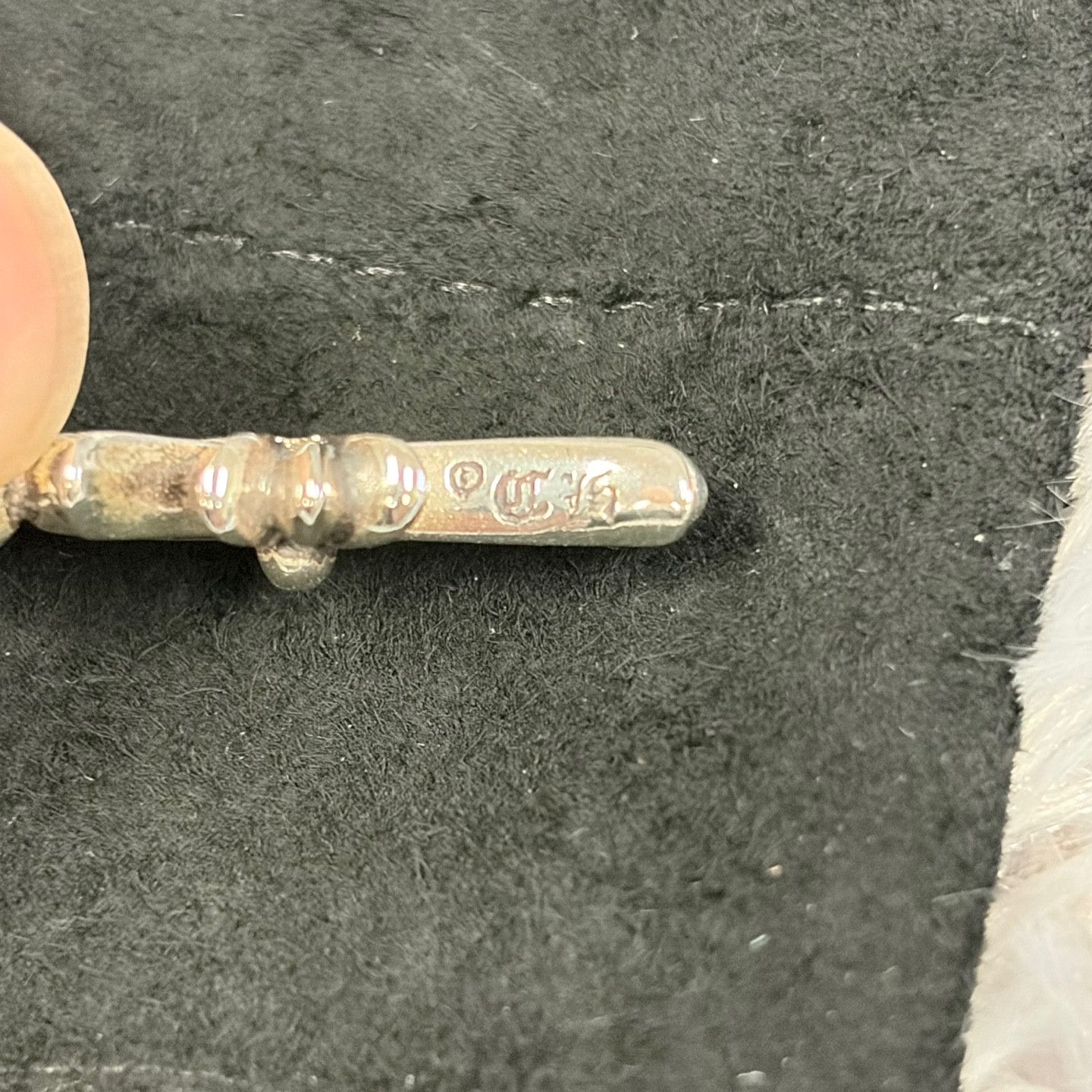 Chrome Hearts Tiny Cross Charm Silver with Pave Diamond Size ONE SIZE - 8 Thumbnail