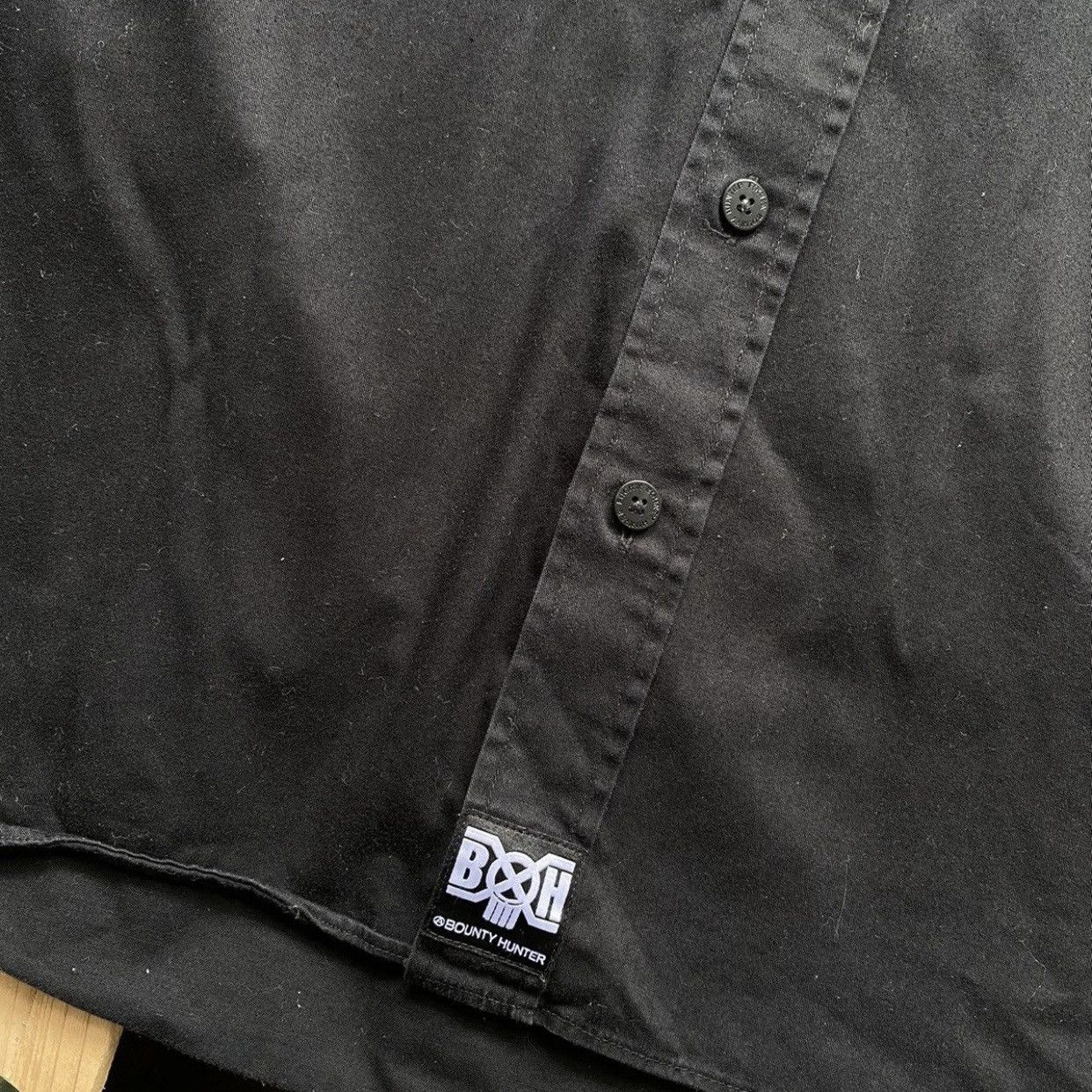 Bounty Hunter × Japanese Brand Bounty Hunter Big Logo Skull Demon shirt Size US L / EU 52-54 / 3 - 4 Thumbnail