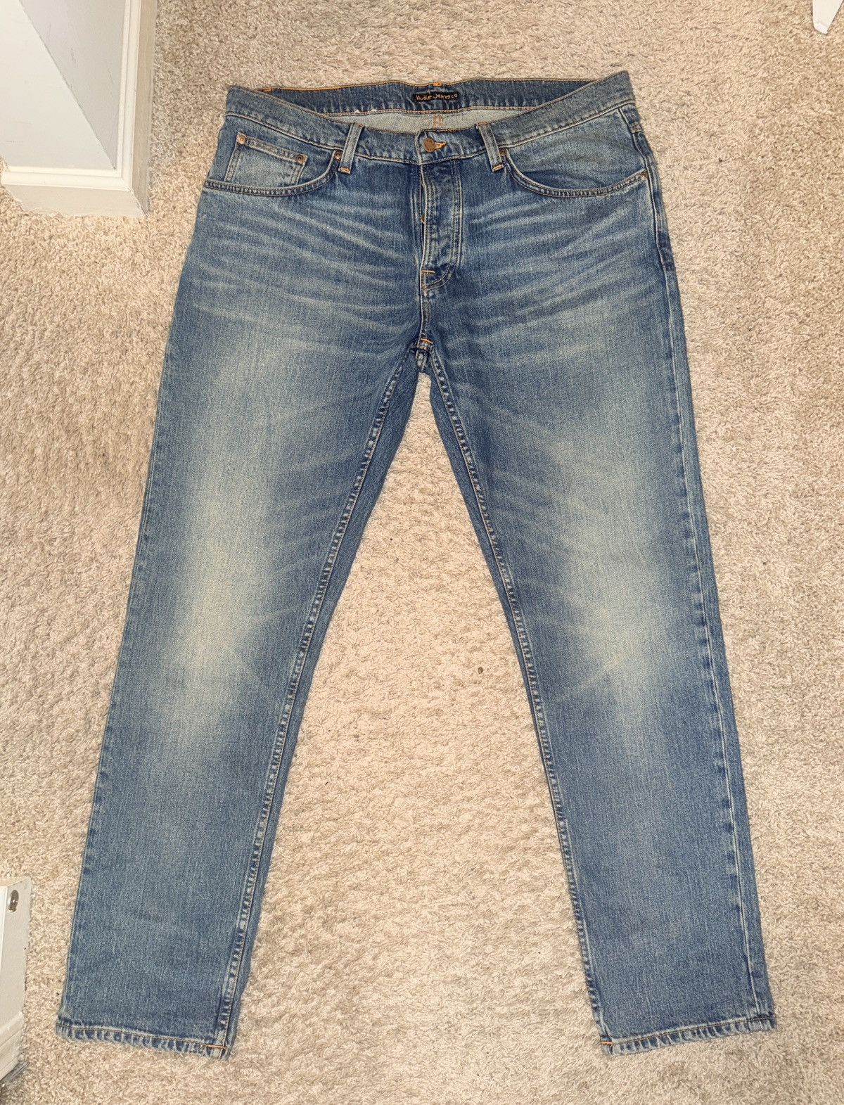 Nudie Jeans Nudie Jeans Solid Ollie Blue Clay Size US 38 / EU 54 - 8 Thumbnail