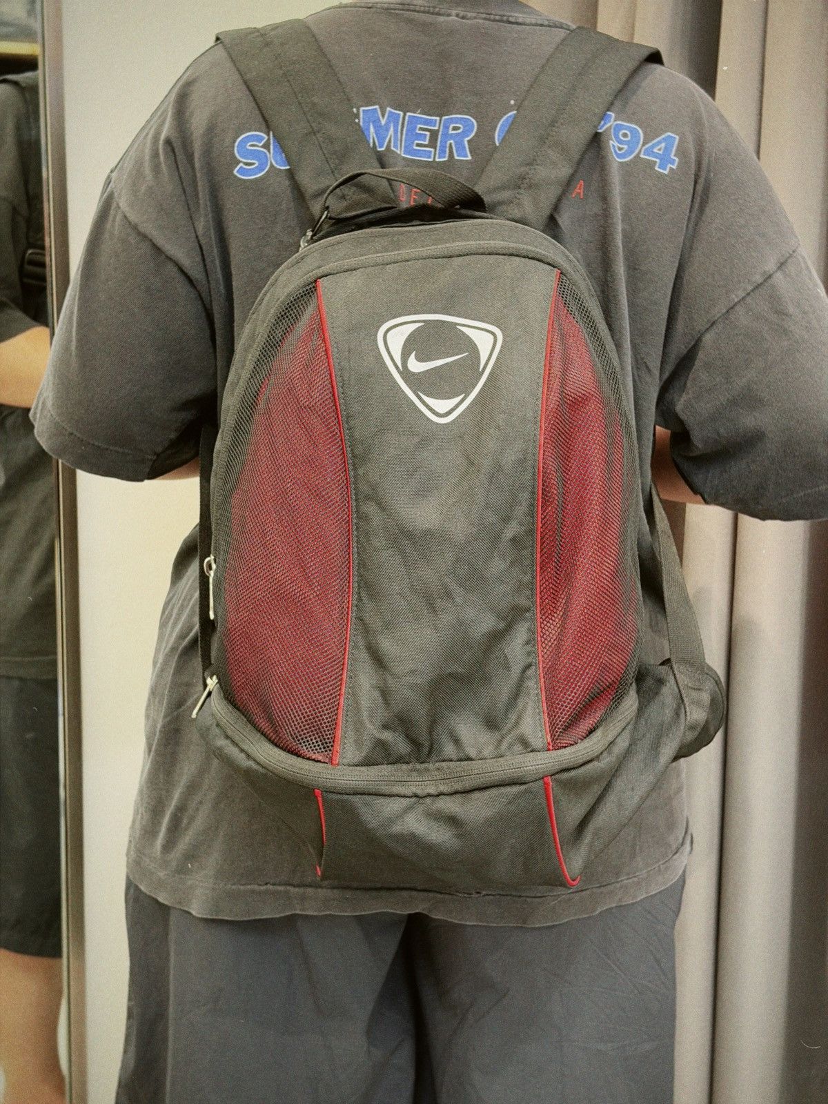 Nike Vintage Nike Total 90 00's Backpack Size ONE SIZE - 13 Thumbnail