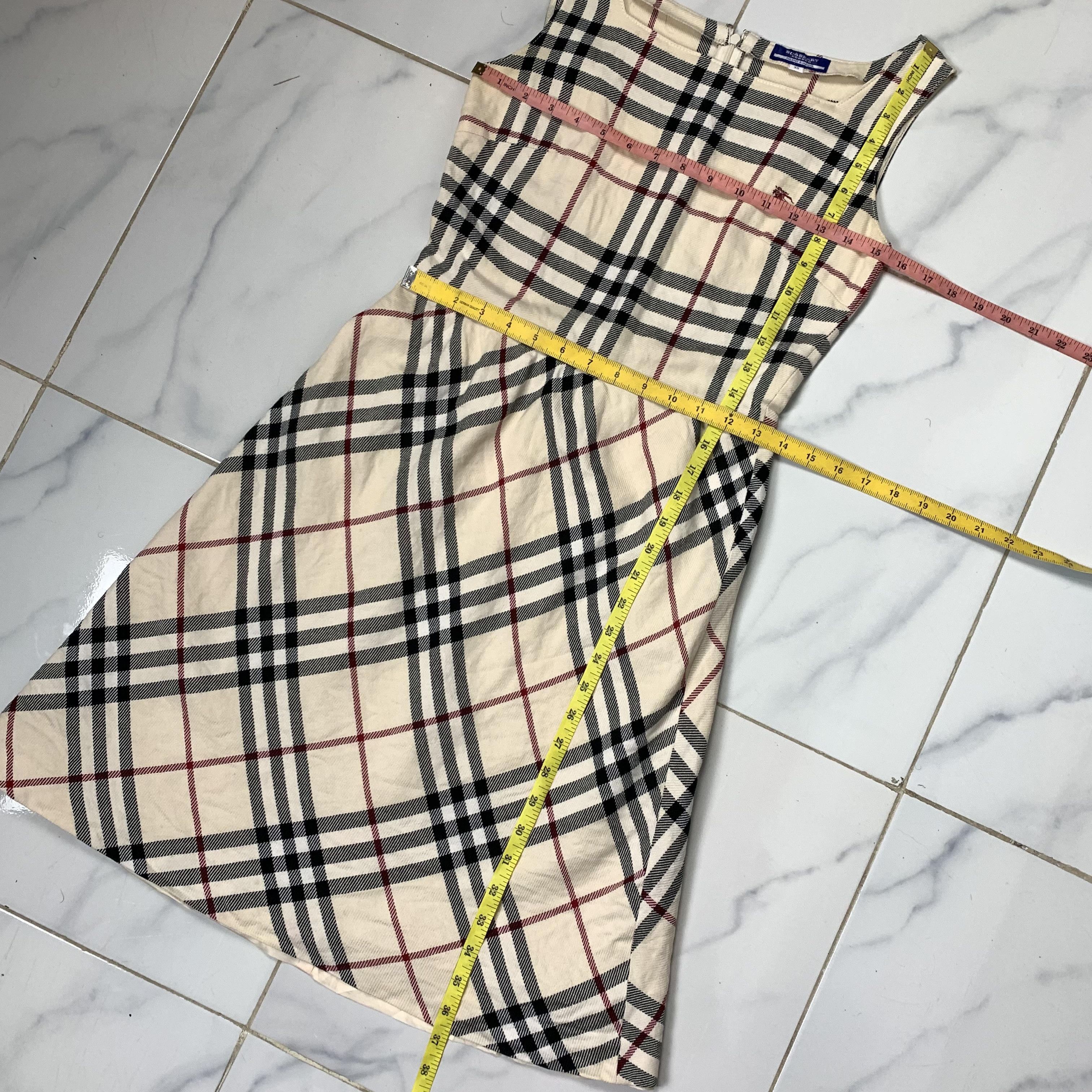 Burberry Vintage Burberry Nova Check Mini Dress Size S / US 4 / IT 40 - 11 Thumbnail
